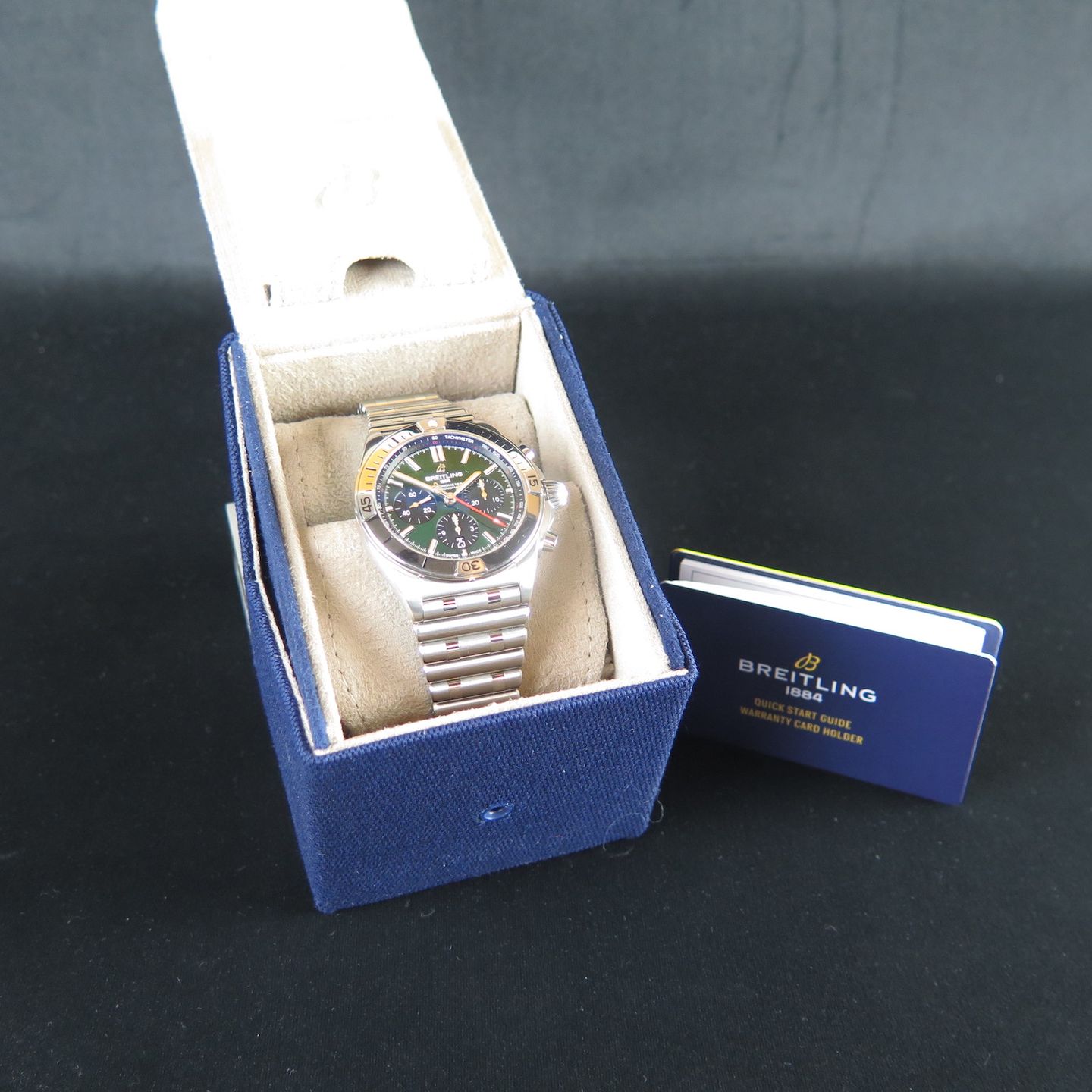 Breitling Chronomat 42 AB0134101L1A1 (2021) - Groen wijzerplaat 42mm Staal (8/8)