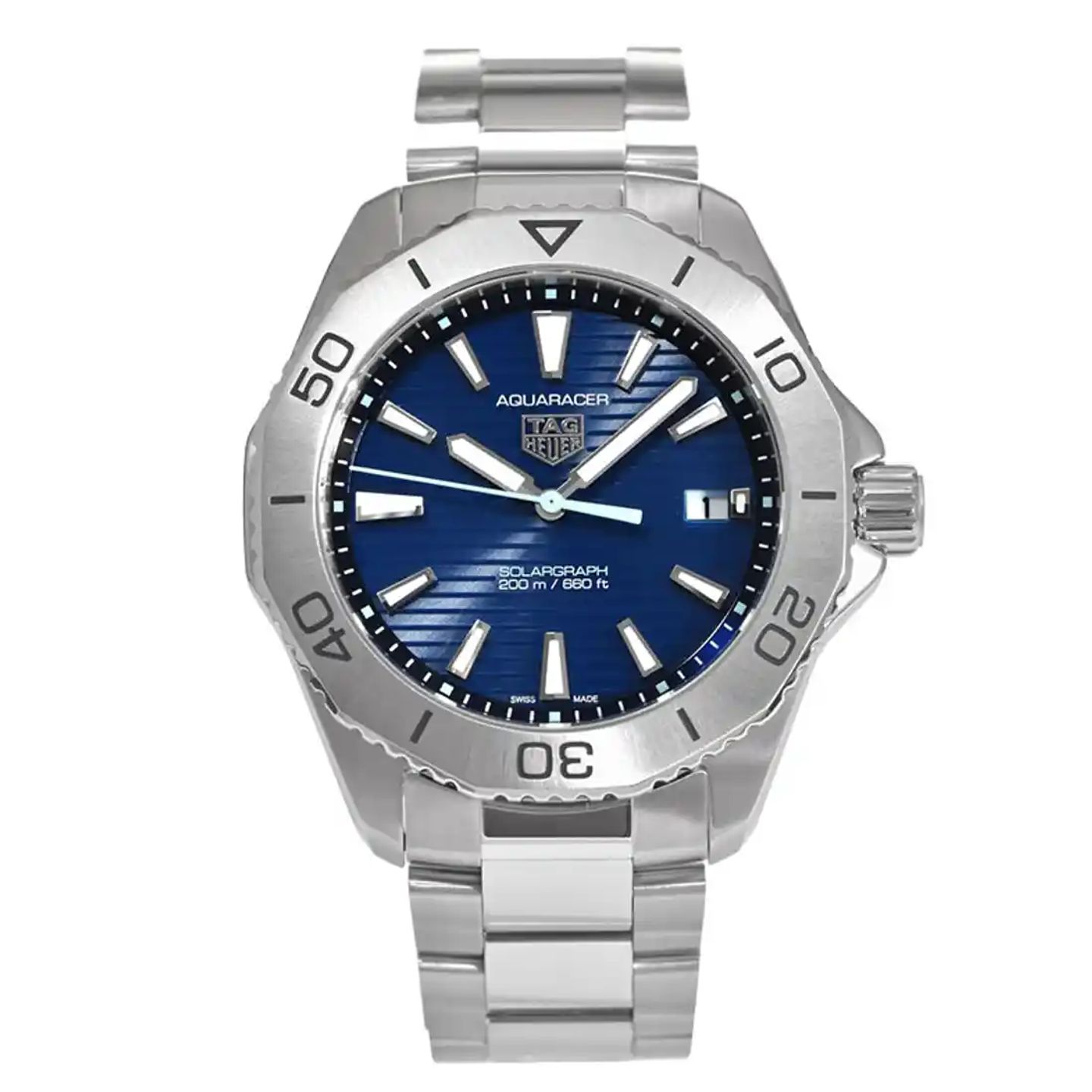 TAG Heuer Aquaracer WBP1113.BA0000 (2025) - Blauw wijzerplaat 40mm Staal (3/3)
