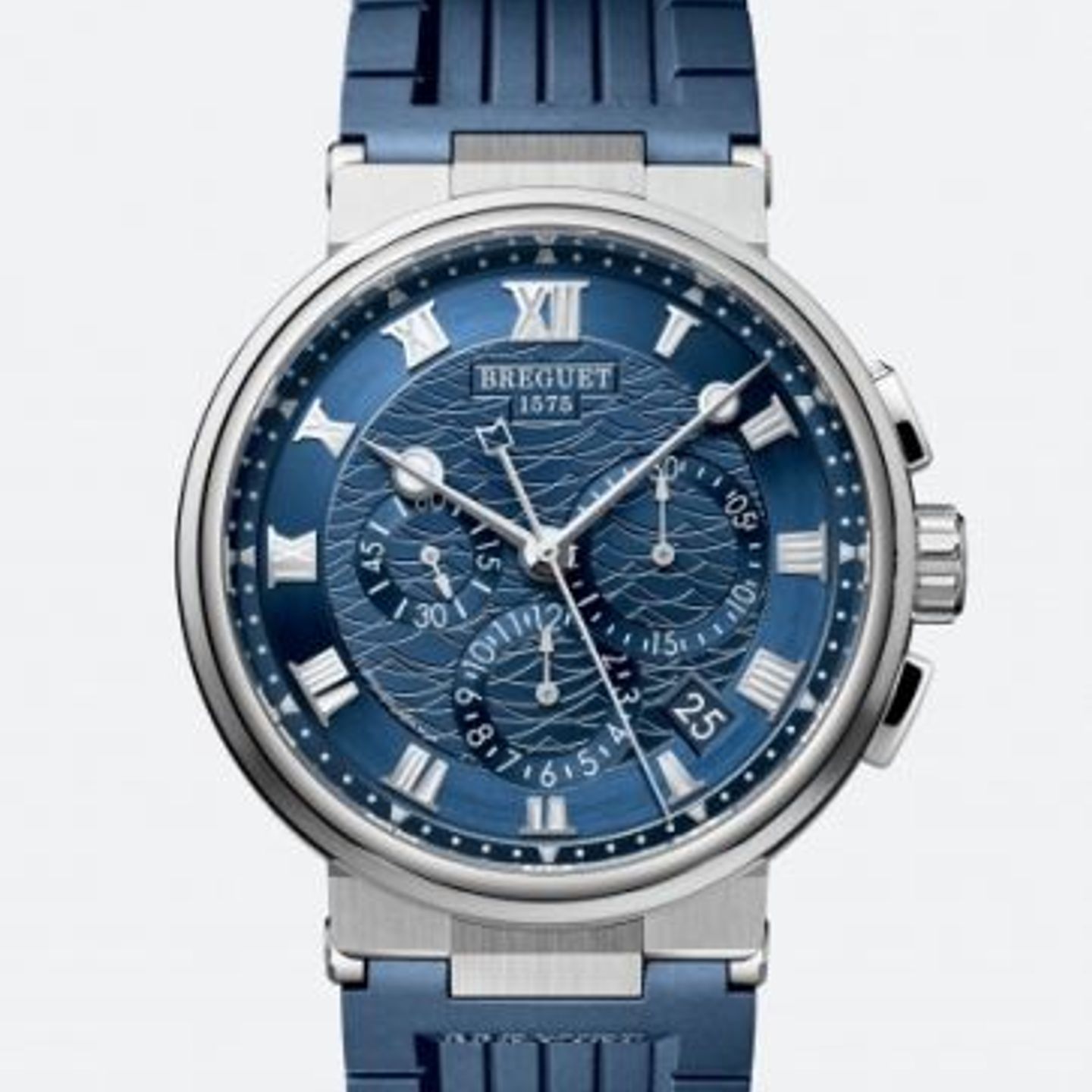 Breguet Marine 5527BB/Y2/5WV (2024) - Blauw wijzerplaat Onbekend Witgoud (1/1)