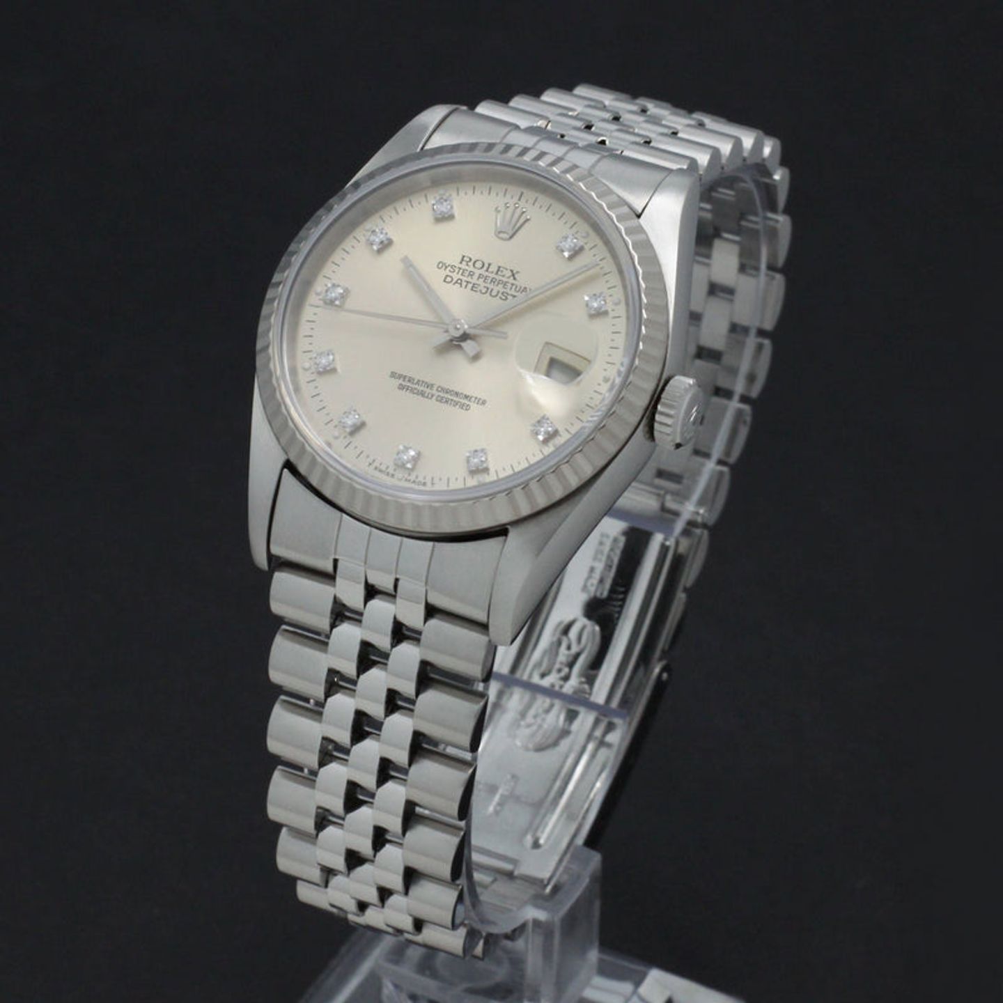 Rolex Datejust 36 16234 (1993) - Zilver wijzerplaat 36mm Staal (2/7)