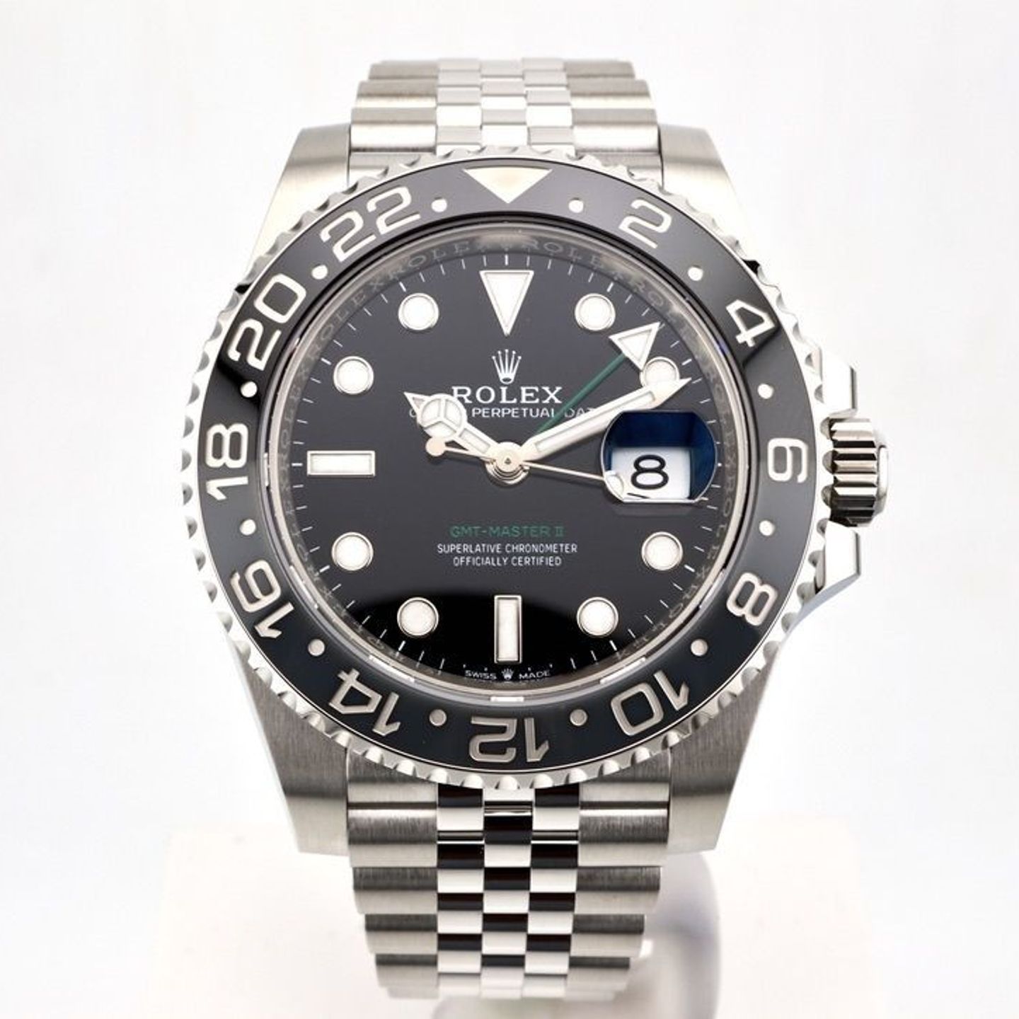 Rolex GMT-Master II 126710GRNR (2025) - Zwart wijzerplaat 40mm Staal (1/1)