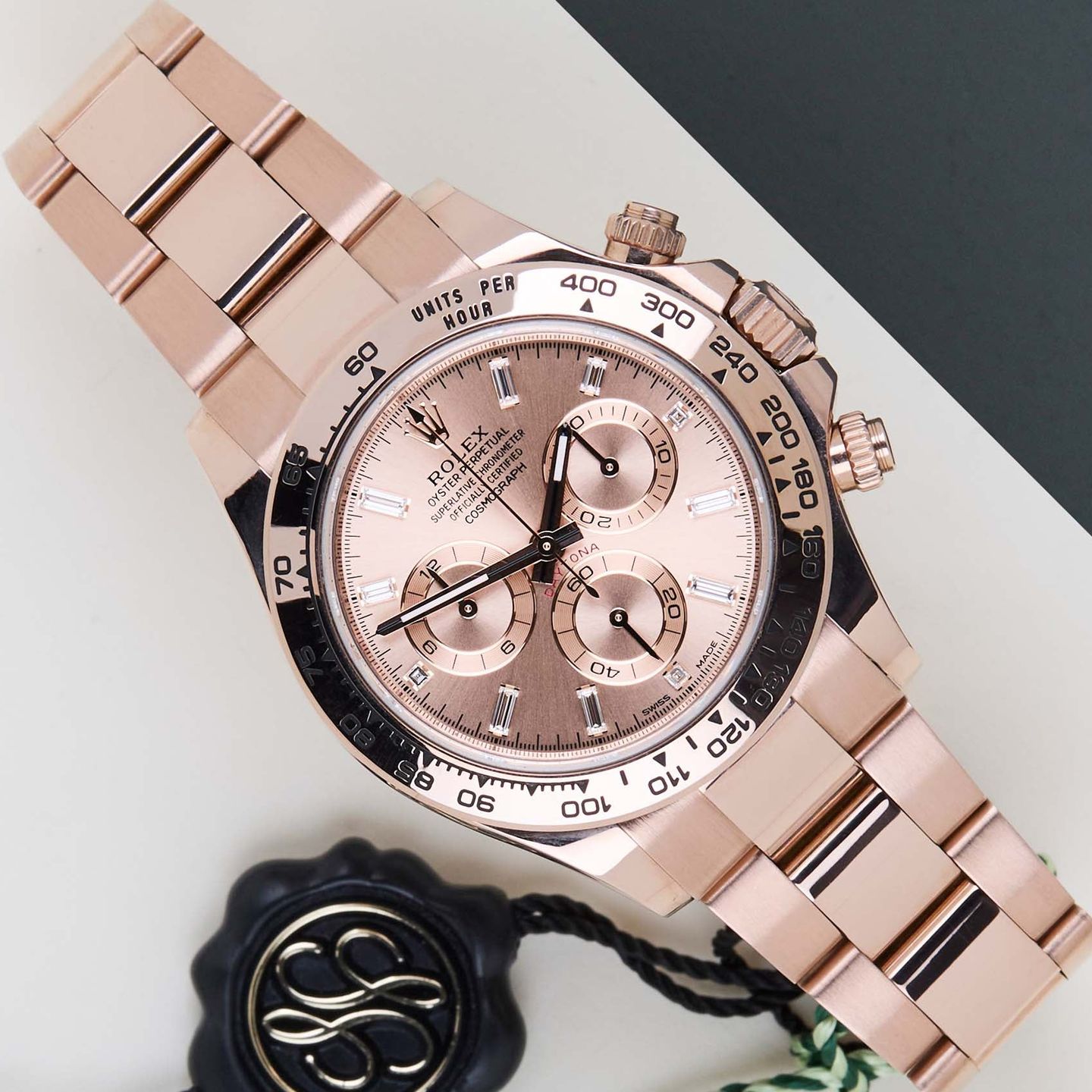 Rolex Daytona 116505 (2019) - Roze wijzerplaat 40mm Roségoud (1/8)