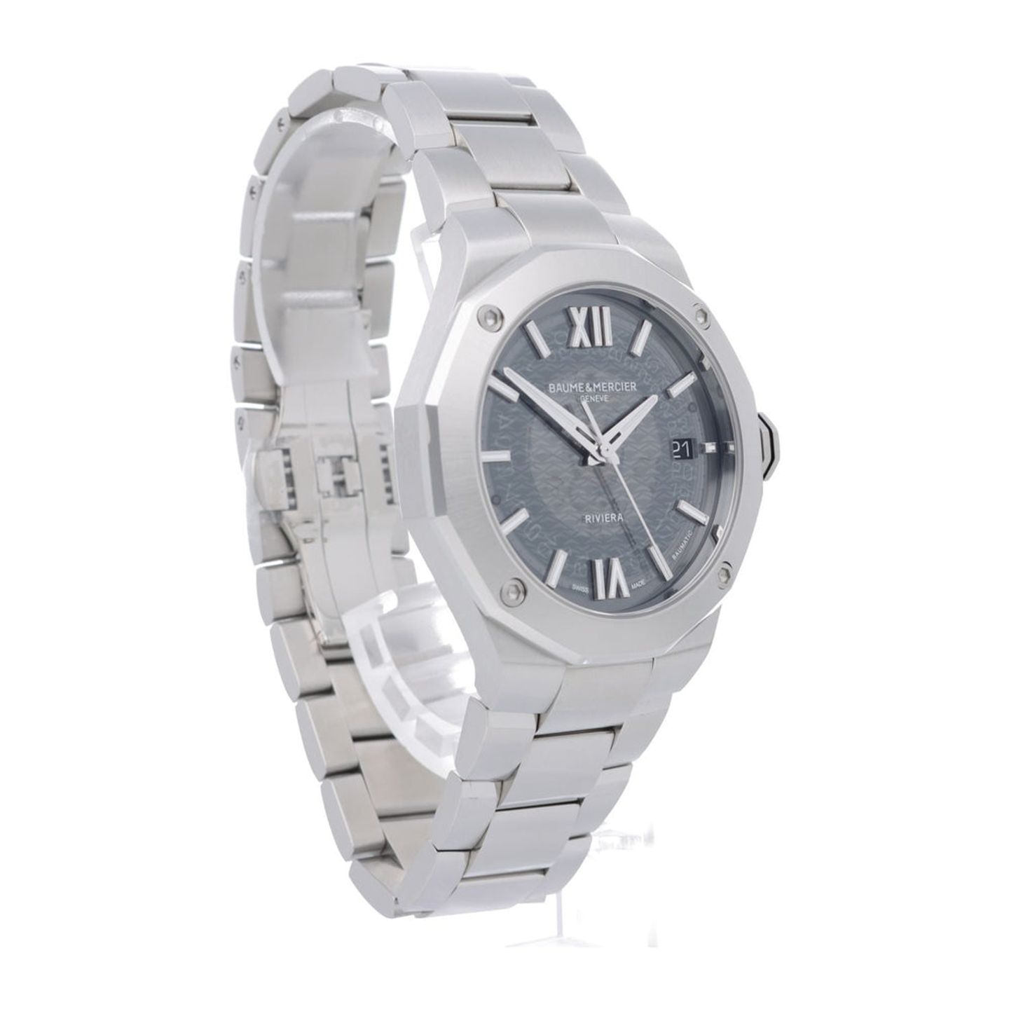 Baume & Mercier Riviera M0A10702 (2026) - Grey dial 42 mm Steel case (7/7)