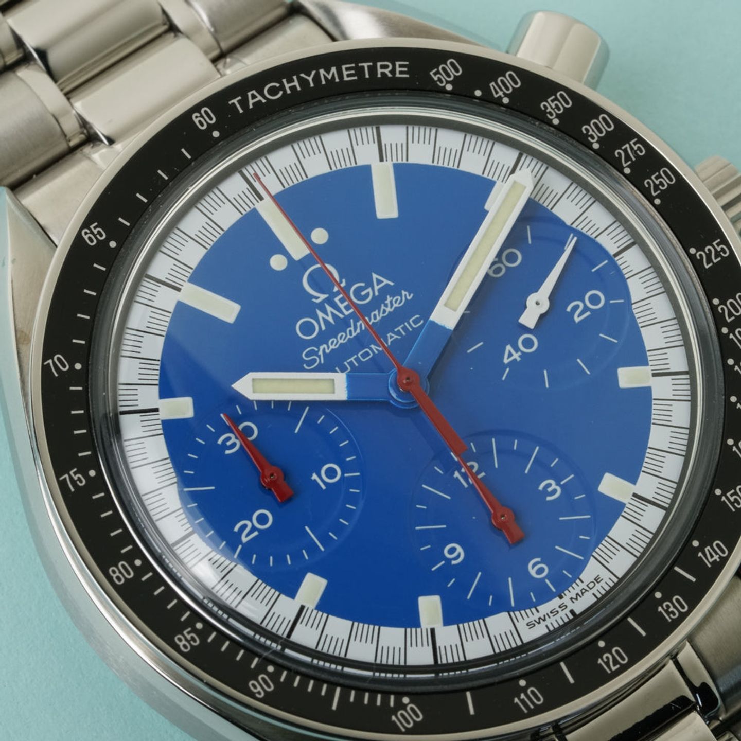 Omega Speedmaster 3510.81 (1999) - Blue dial 39 mm Steel case (7/8)