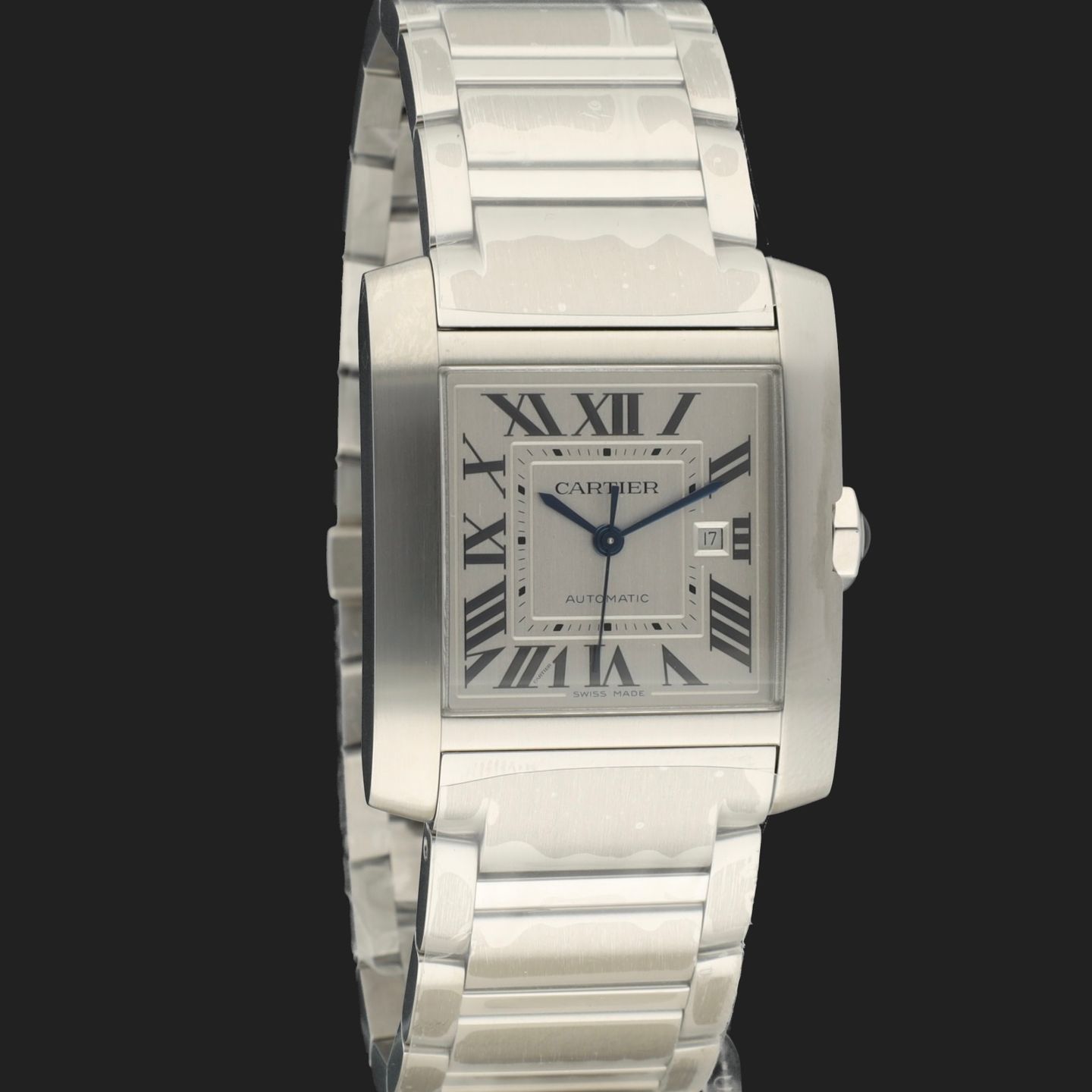 Cartier Tank Française WSTA0067 (2024) - Zilver wijzerplaat 31mm Staal (4/8)