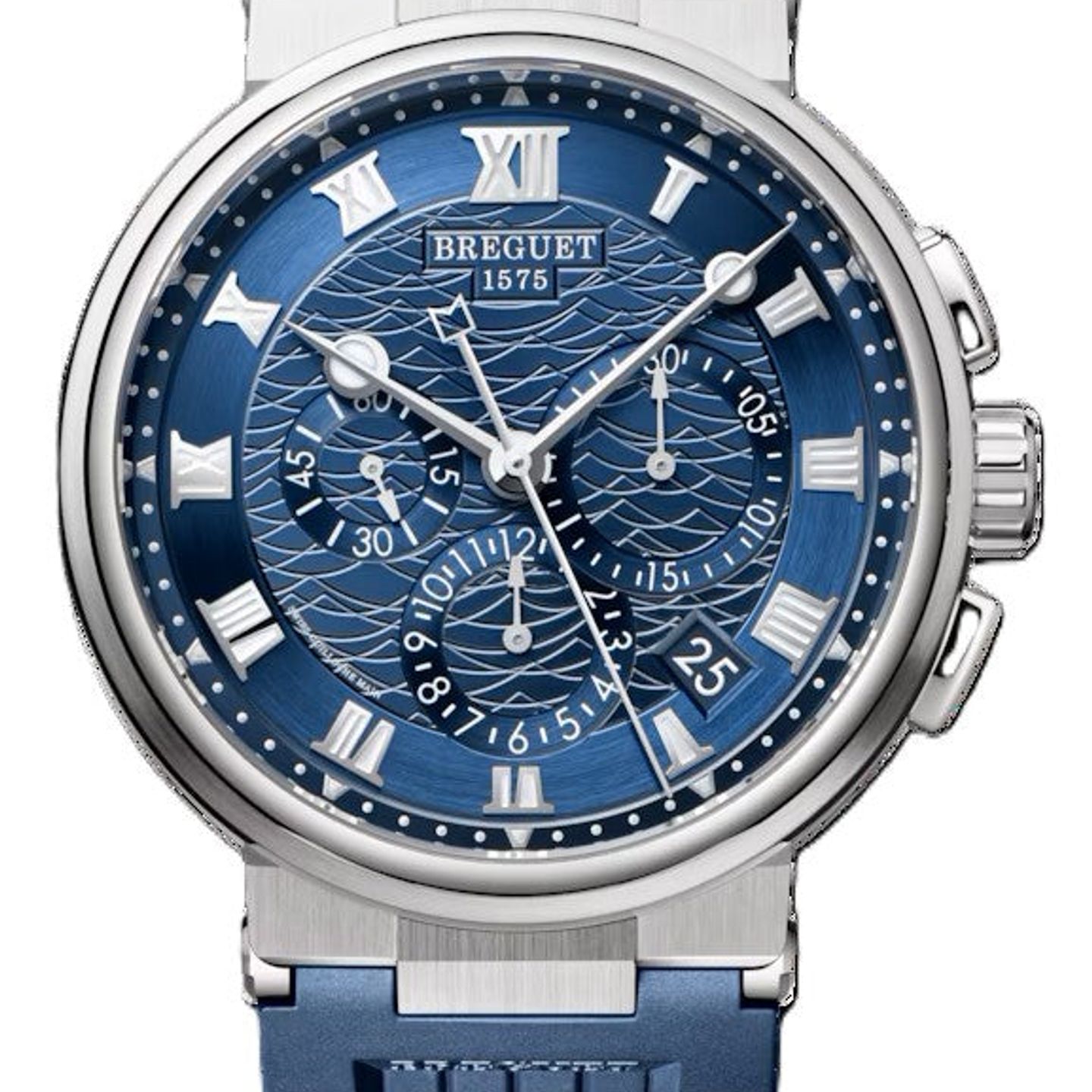 Breguet Marine 5527BB/Y2/5WV (2025) - Blue dial 42 mm White Gold case (1/1)