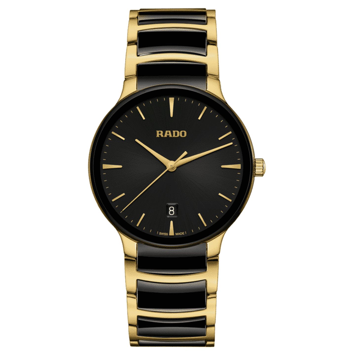 Rado Centrix R30022152 (2026) - Zwart wijzerplaat 40mm Staal (1/3)