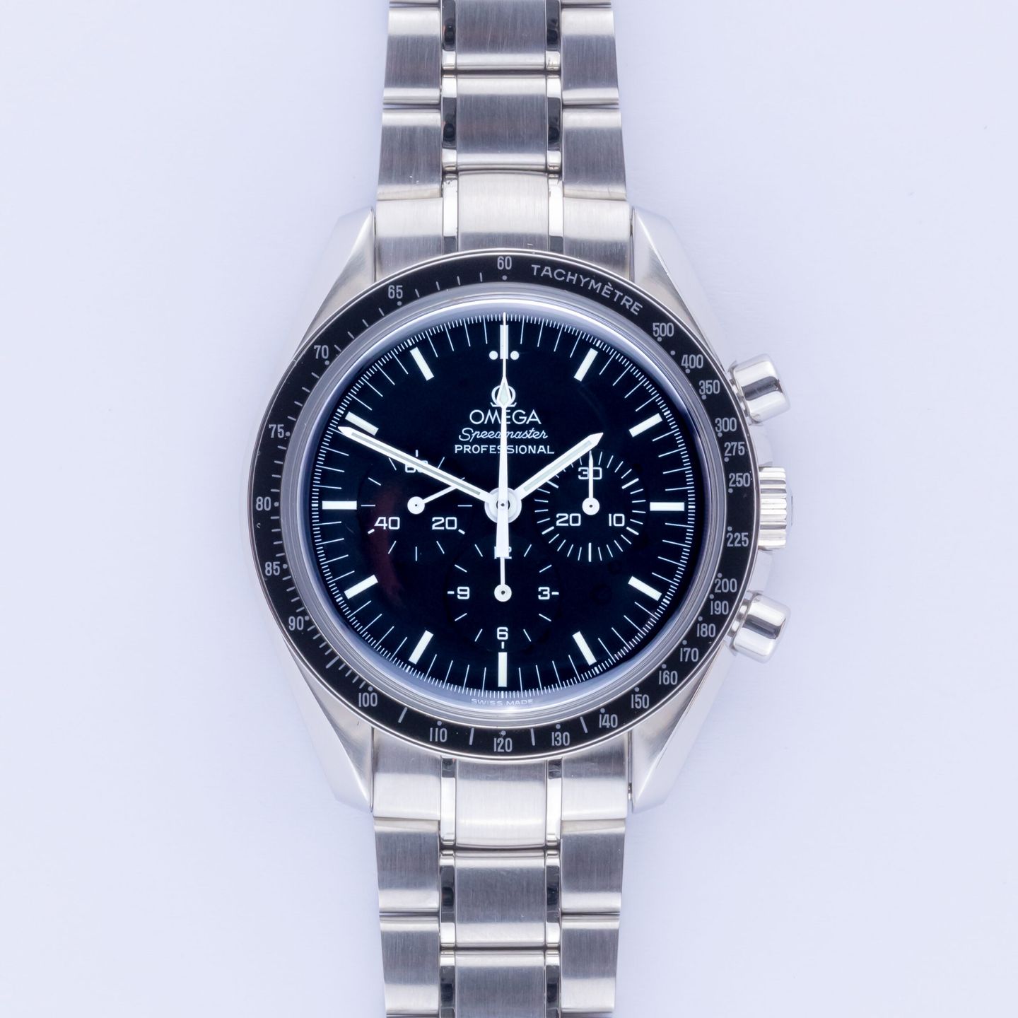 Omega Speedmaster Professional Moonwatch 3572.50 (2005) - Zwart wijzerplaat 42mm Staal (3/8)