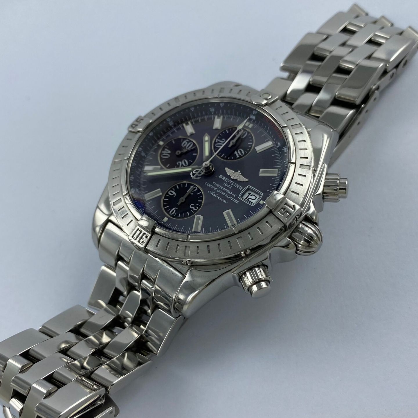 Breitling Chronomat Evolution B13356 (2009) - Grey dial 44 mm Steel case (5/8)