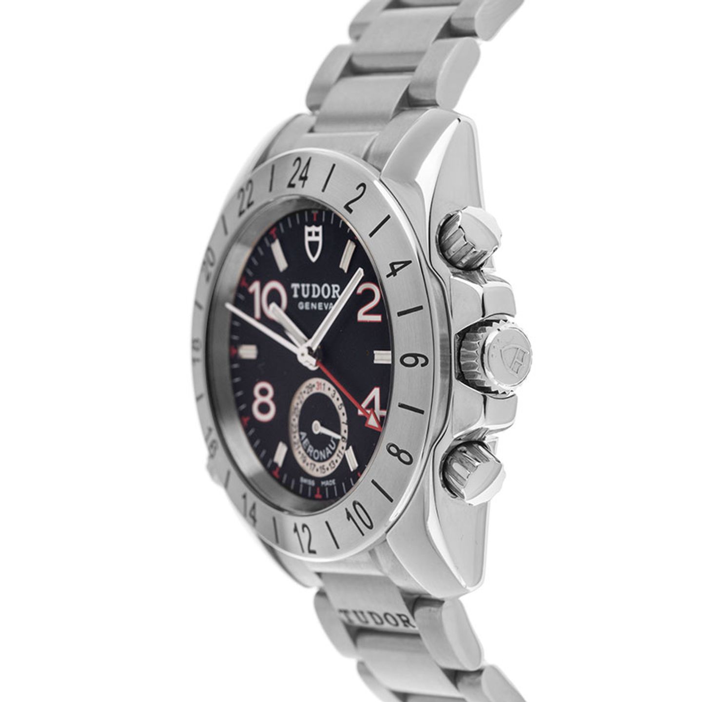 Tudor Sport Aeronaut 20200 (2008) - Zilver wijzerplaat 41mm Staal (4/8)