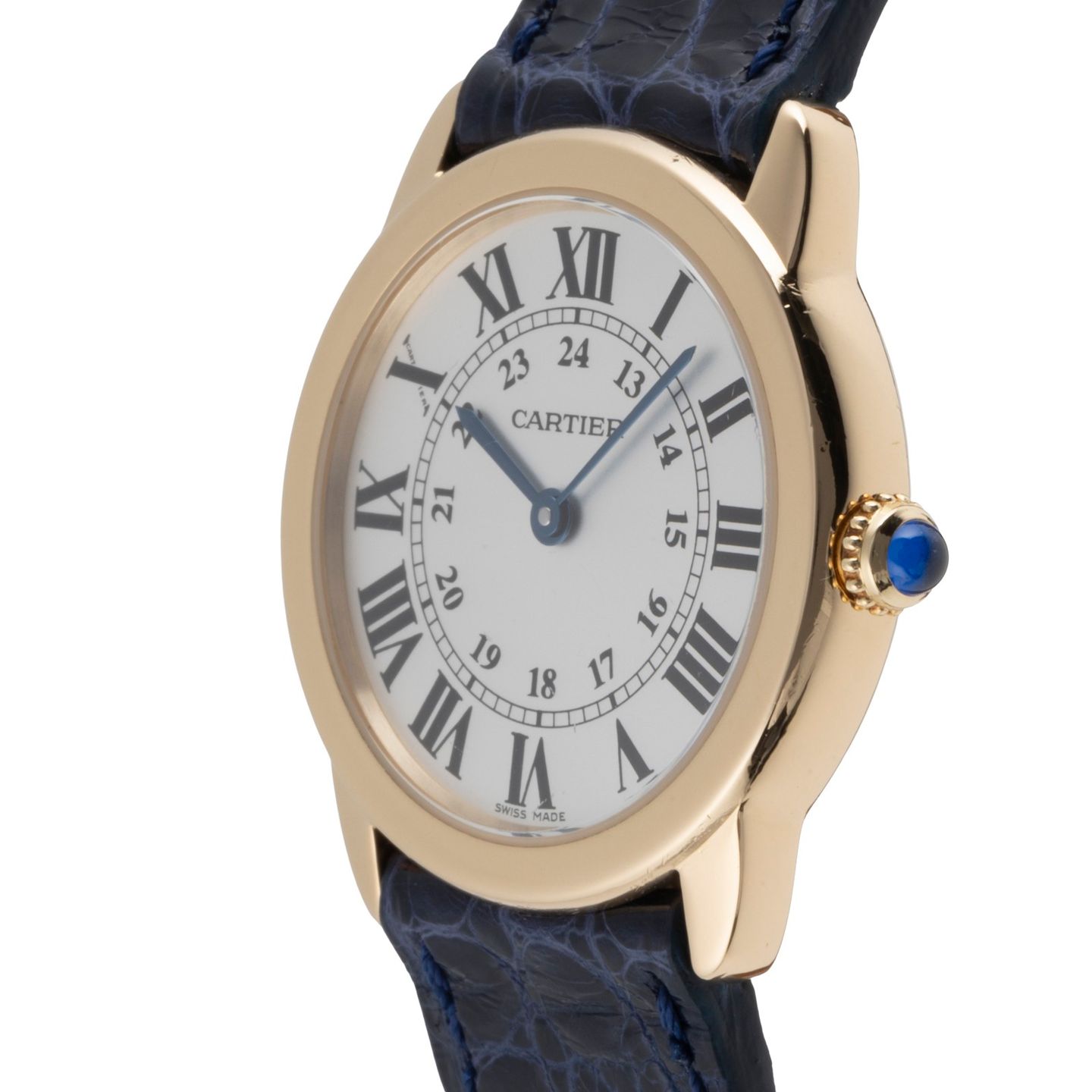 Cartier Ronde Solo de Cartier W6700355 (2015) - Silver dial 29 mm Gold/Steel case (6/8)