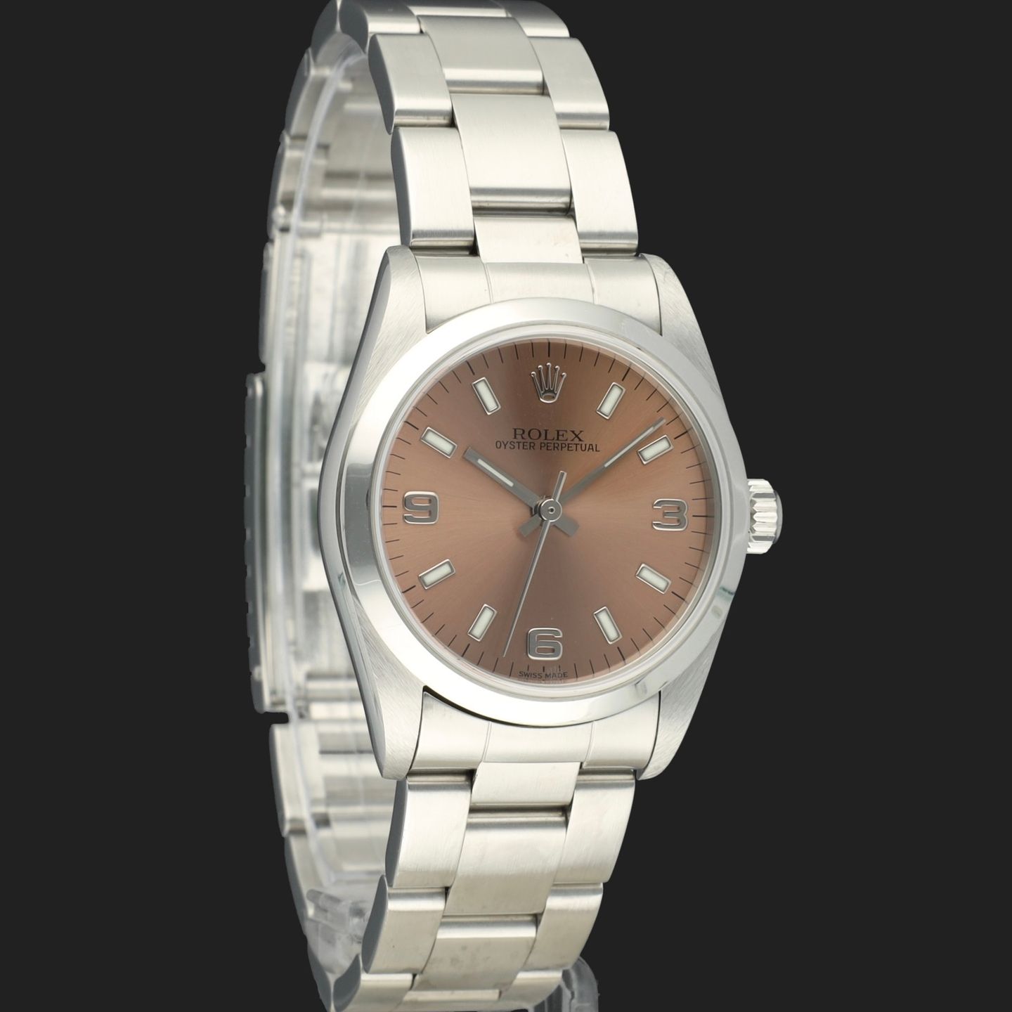 Rolex Oyster Perpetual 31 77080 (2000) - Roze wijzerplaat 31mm Staal (4/8)