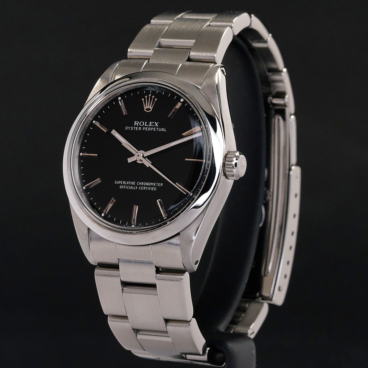 Rolex Oyster Perpetual 1002 (1988) - 34mm Staal (3/7)