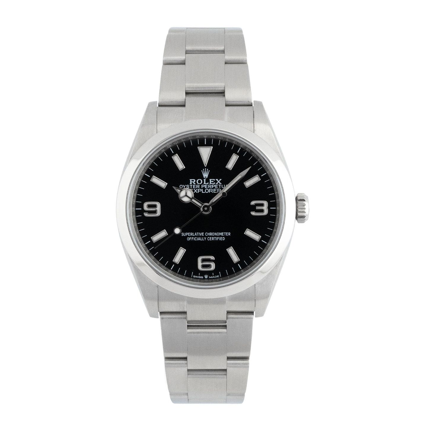Rolex Explorer 124270 (2021) - Black dial 36 mm Steel case (1/5)