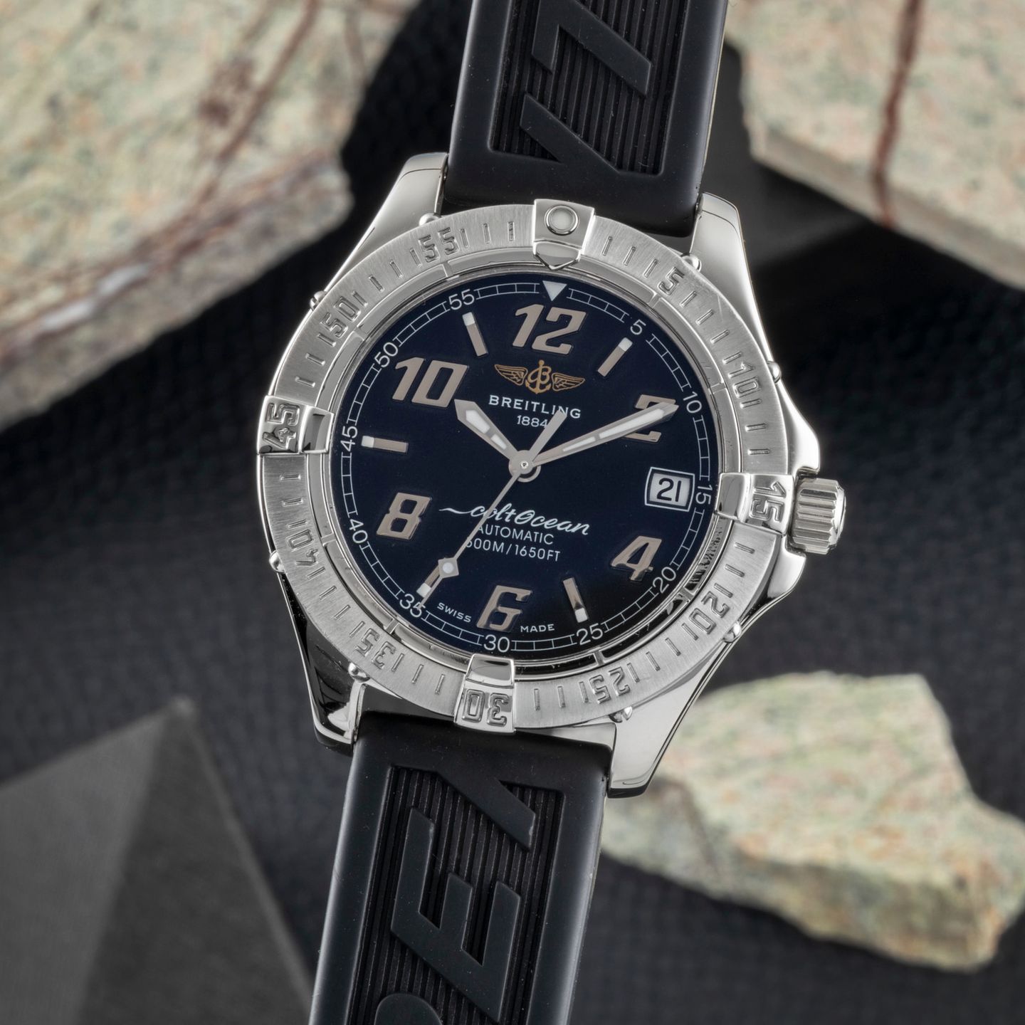 Breitling Colt Automatic A17350 (Unknown (random serial)) - 38 mm Steel case (3/8)