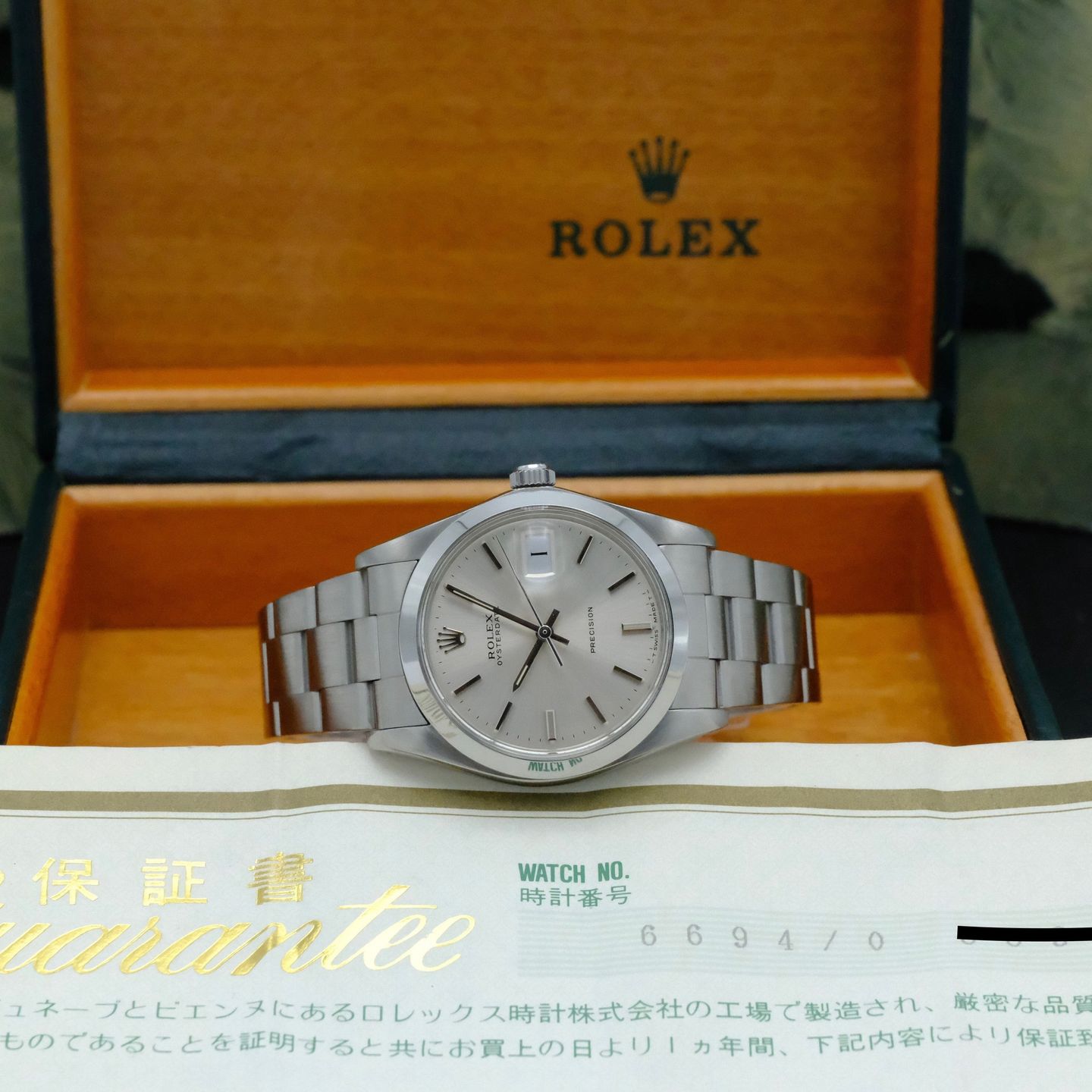 Rolex Oyster Precision 6694 (1988) - 34 mm (3/8)