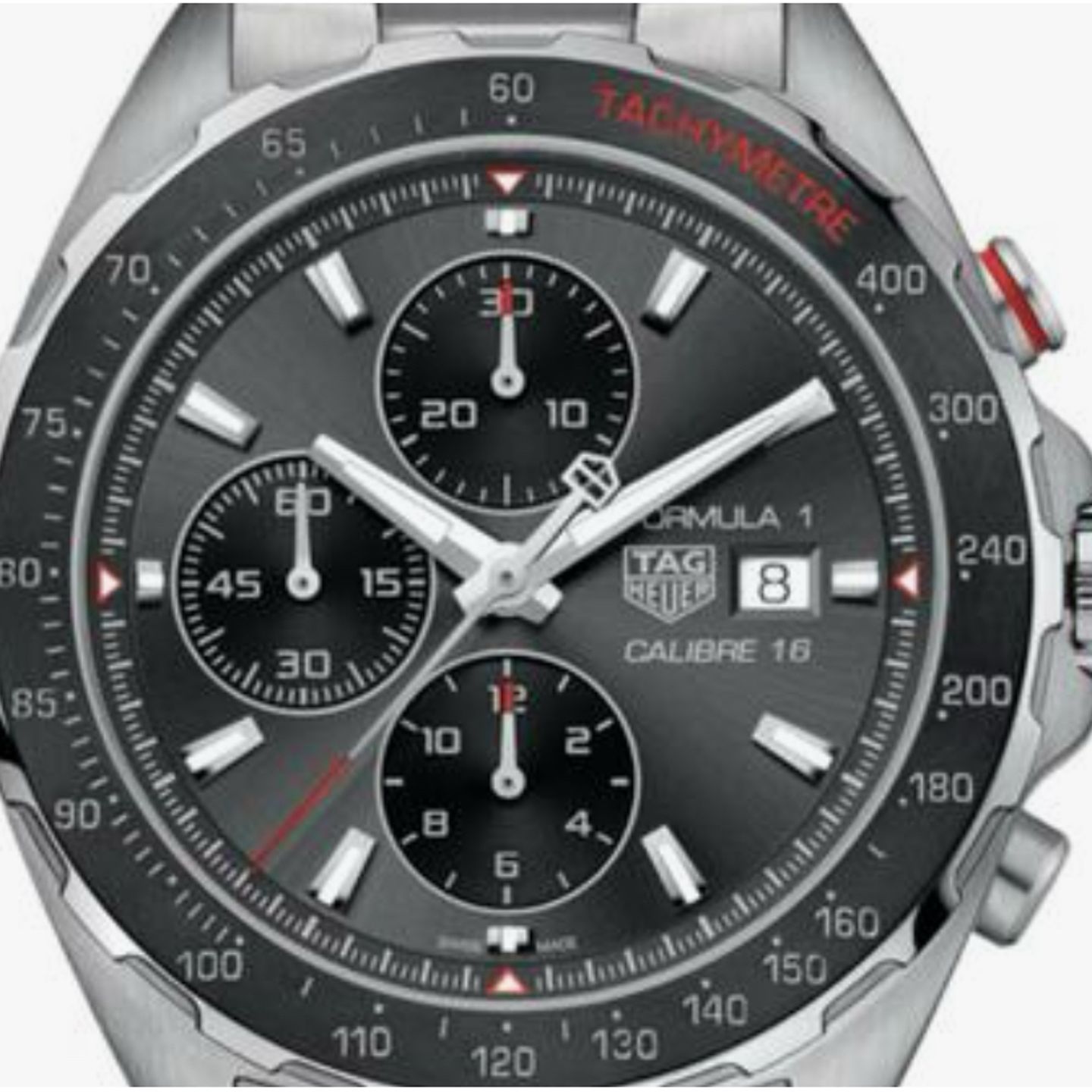 TAG Heuer Formula 1 Calibre 16 CAZ2012.BA0876 (2024) - Grey dial 44 mm Steel case (1/1)