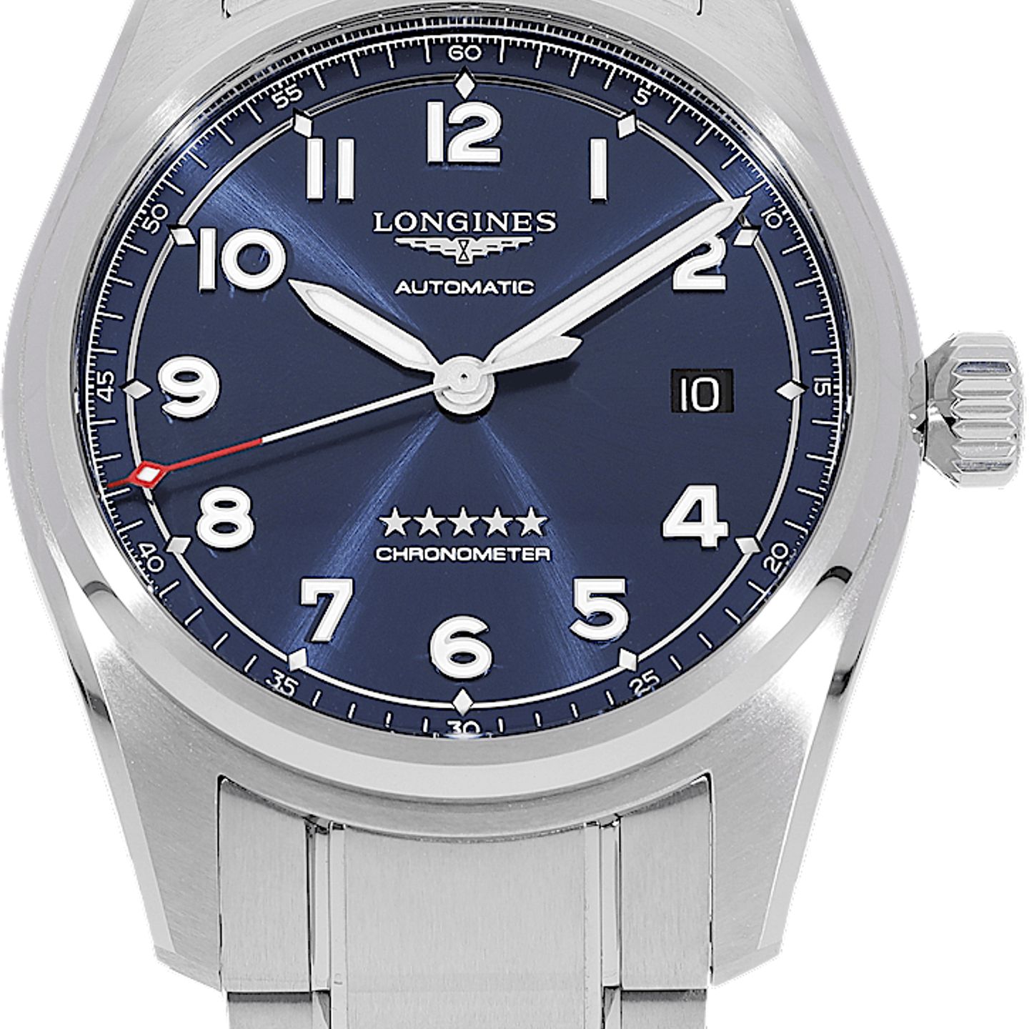 Longines Spirit L3.810.4.93.9 (2023) - Blue dial 40 mm Steel case (2/5)
