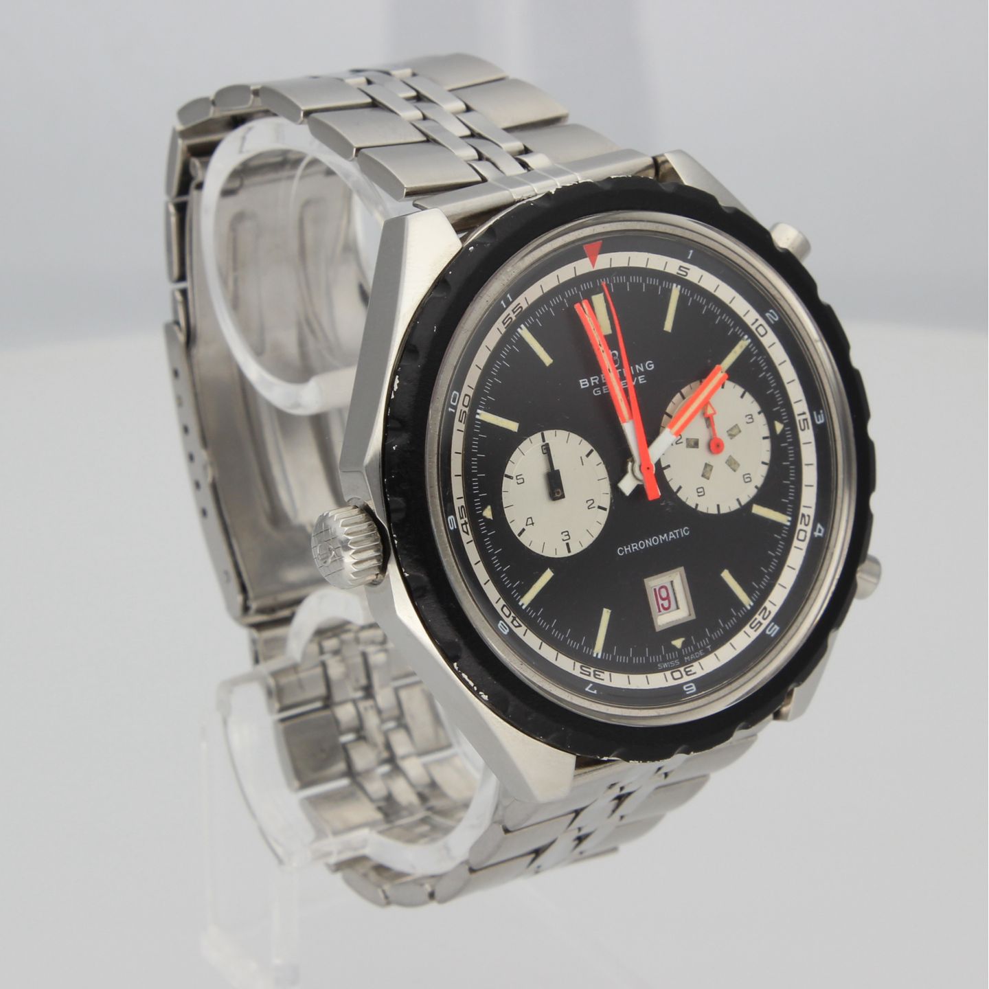 Breitling Chrono-Matic 11525/67 (1968) - Black dial 48 mm Steel case (4/8)