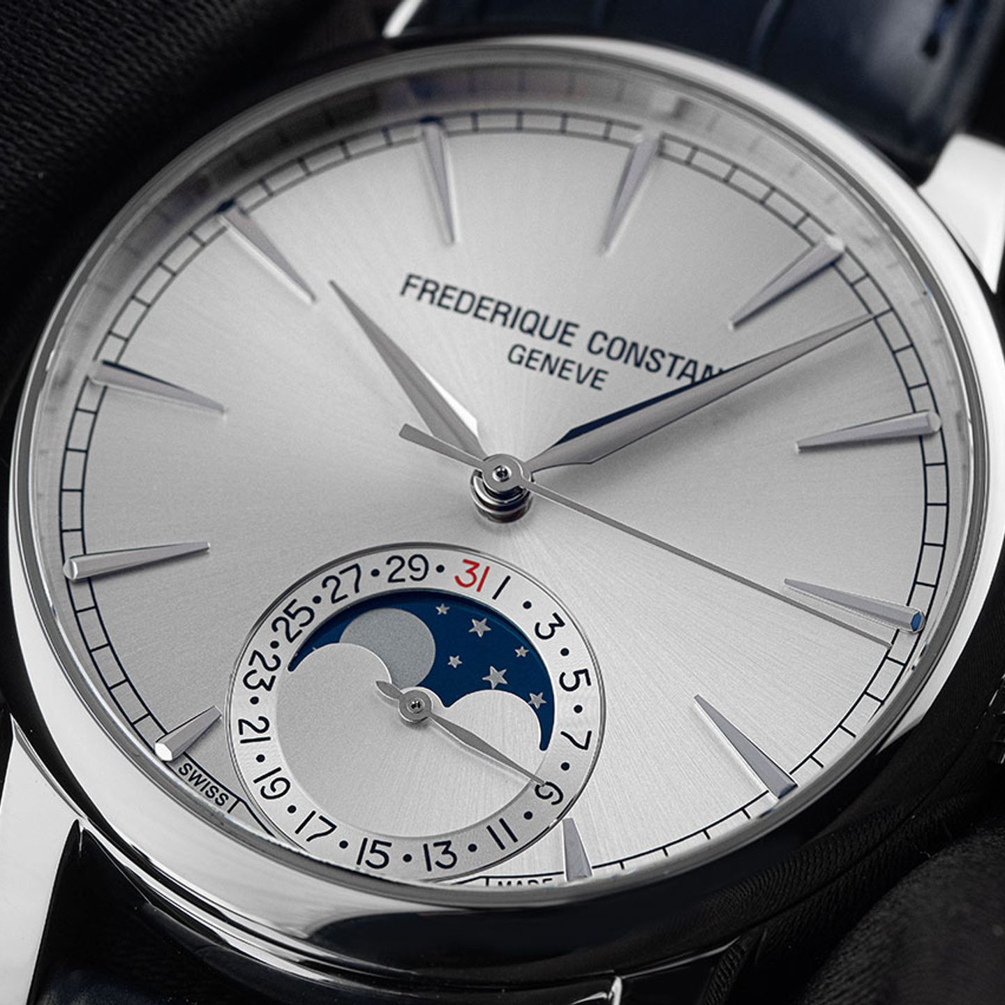 Frederique Constant Manufacture FC-716S3H6 (Unknown (random serial)) - Silver dial 40 mm Steel case (3/7)