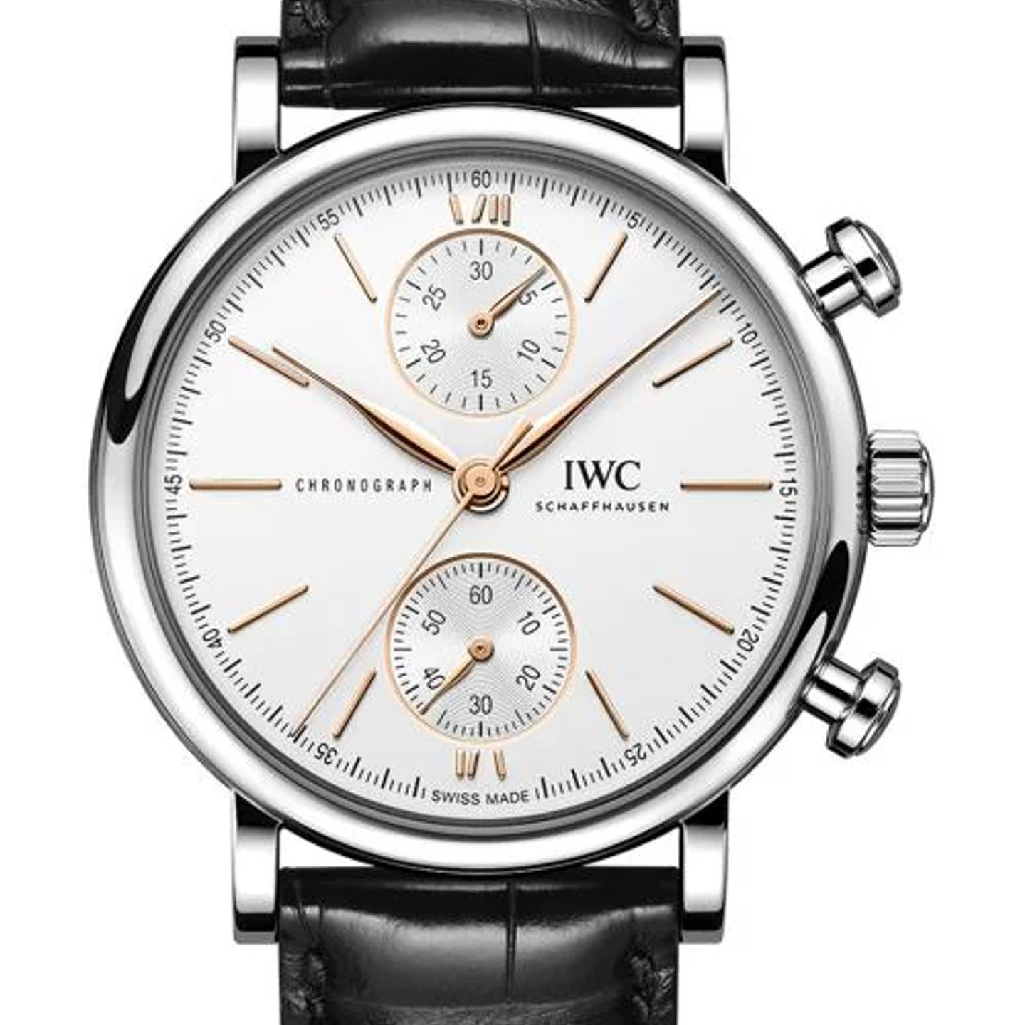 IWC Portofino Chronograph IW391406 (2026) - Silver dial 39 mm Steel case (1/1)