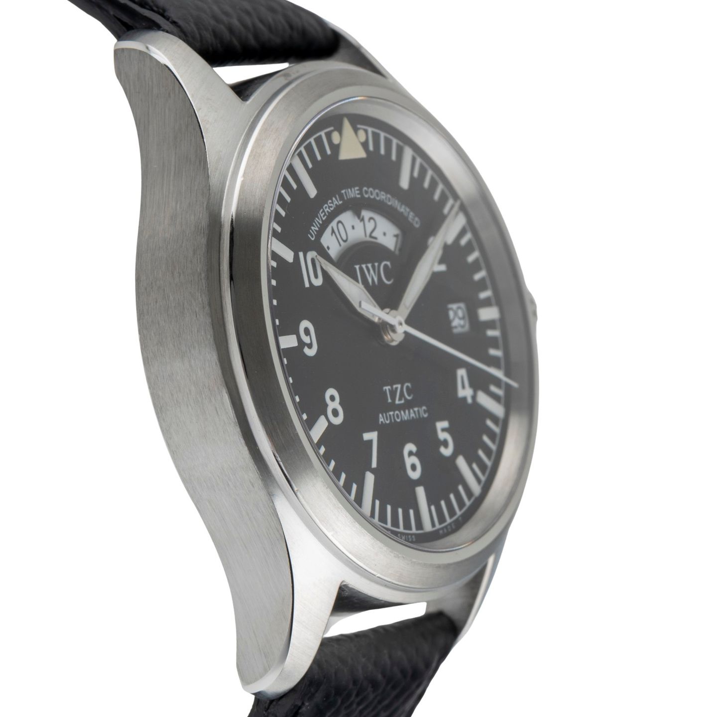 IWC Pilot Spitfire UTC IW325102 (2000) - Zwart wijzerplaat 39mm Staal (7/8)