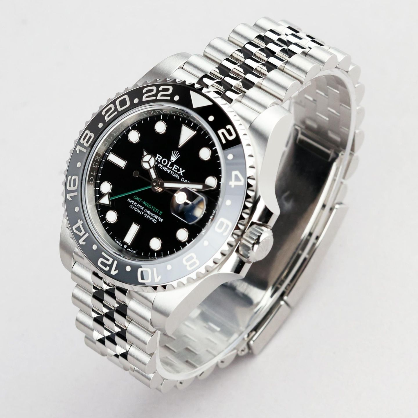 Rolex GMT-Master II 126710GRNR (2026) - Zwart wijzerplaat 40mm Staal (4/8)