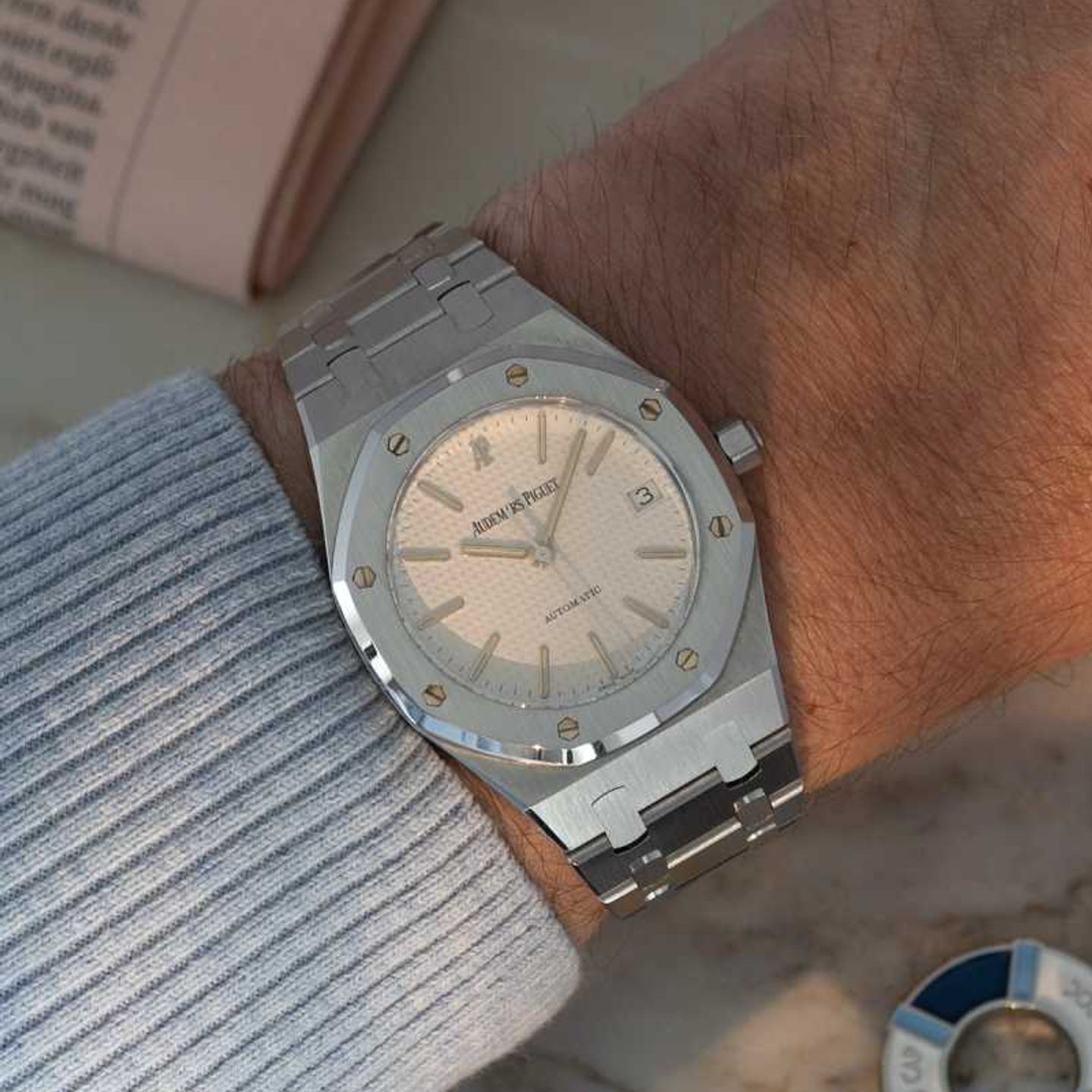 Audemars Piguet Royal Oak 14790ST (1996) - White dial 36 mm Steel case (2/8)