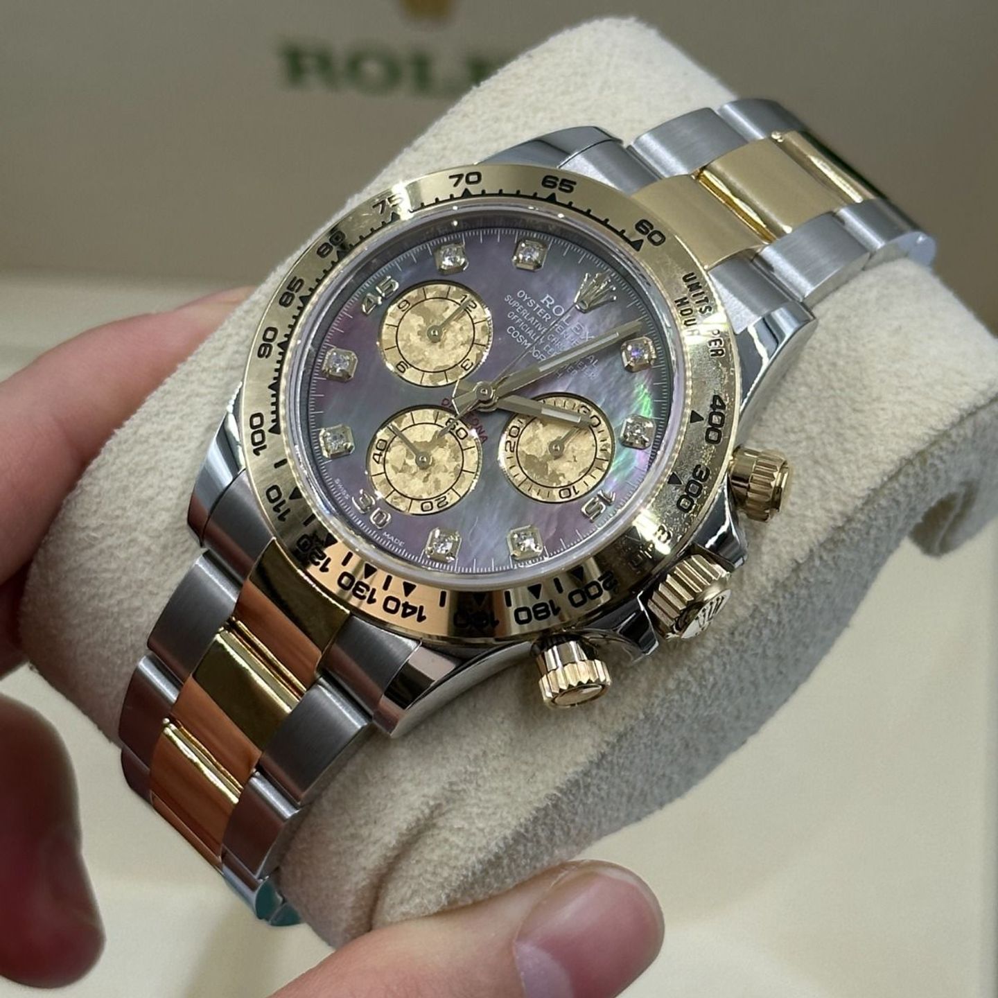 Rolex Daytona 116503 (Onbekend (willekeurig serienummer)) - Parelmoer wijzerplaat 40mm Staal (5/8)