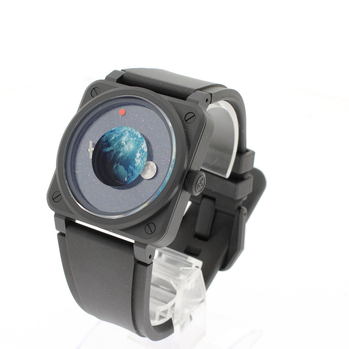 Bell & Ross BR 03 BR03A-EMM-CE/SRB (2025) - Blue dial 41 mm Ceramic case (2/4)