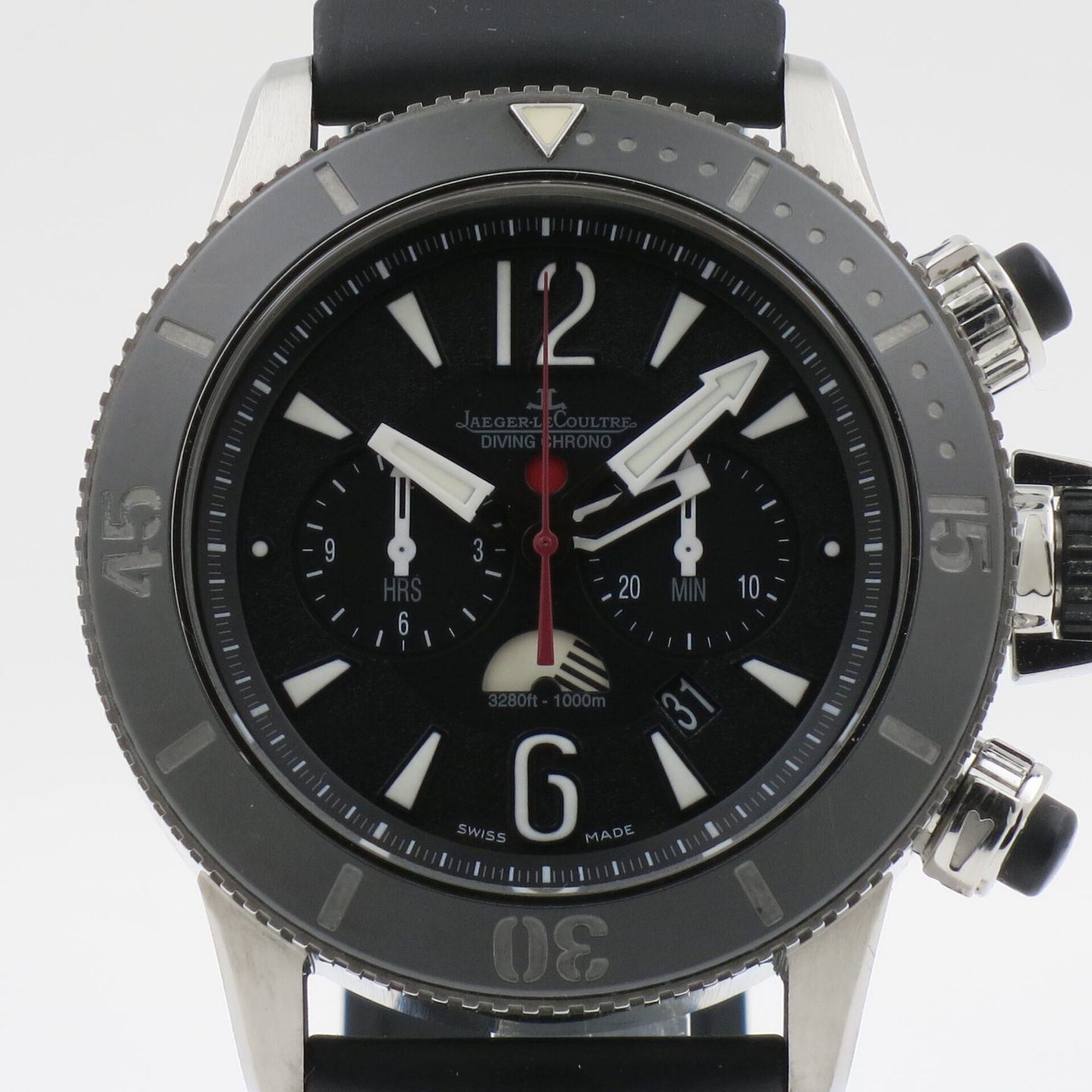 Jaeger-LeCoultre Master Compressor Diving Chronograph GMT Navy SEALs 159.T.C7 (2010) - Black dial 46 mm Steel case (1/4)