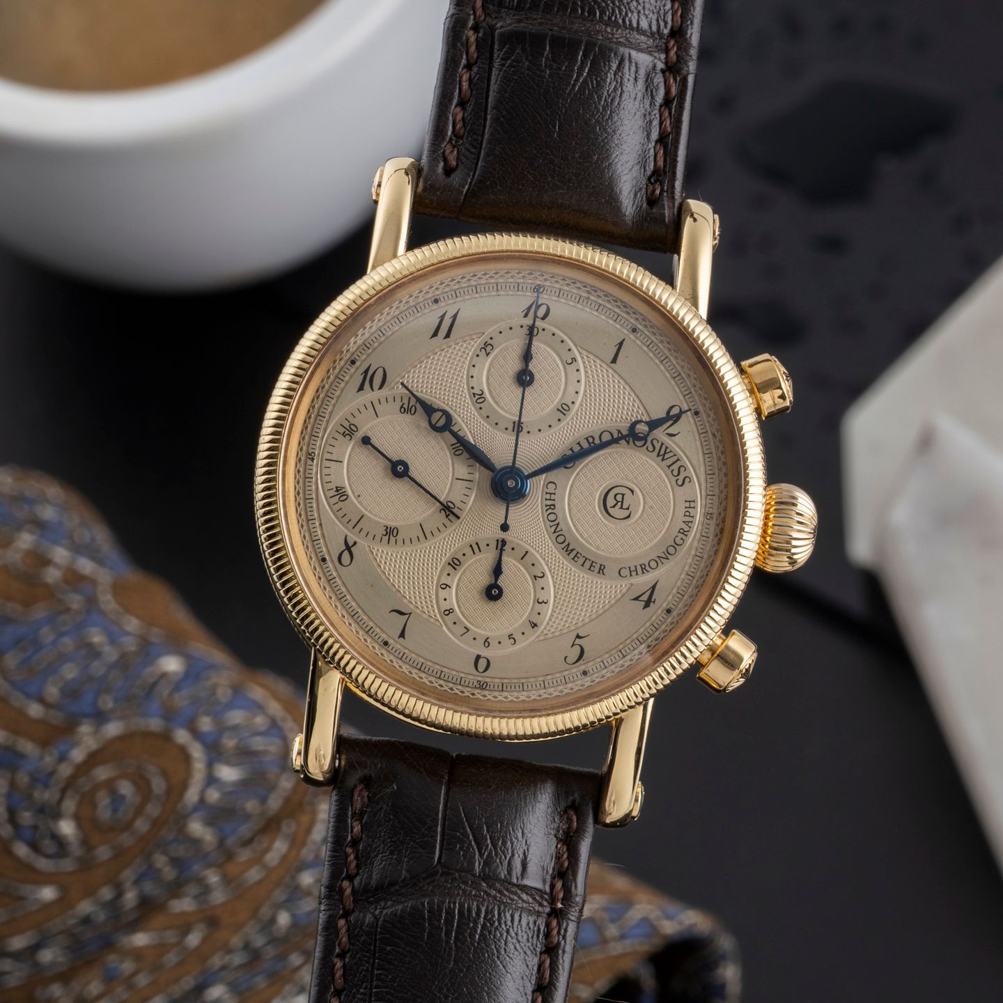 Chronoswiss Opus CH-7521 (2005) - 39 mm Yellow Gold case (3/8)