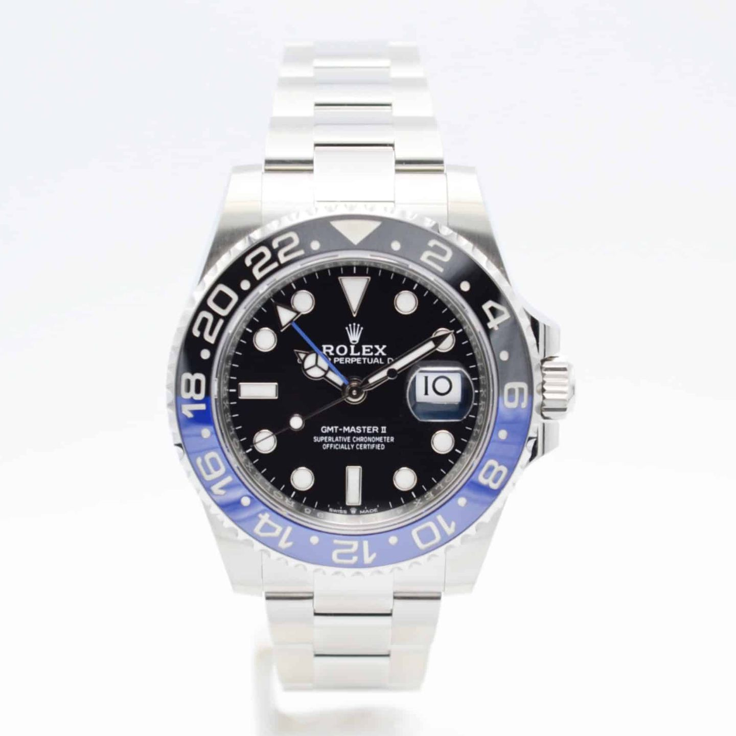 Rolex GMT-Master II 126710BLNR (2022) - Zwart wijzerplaat 40mm Staal (1/7)