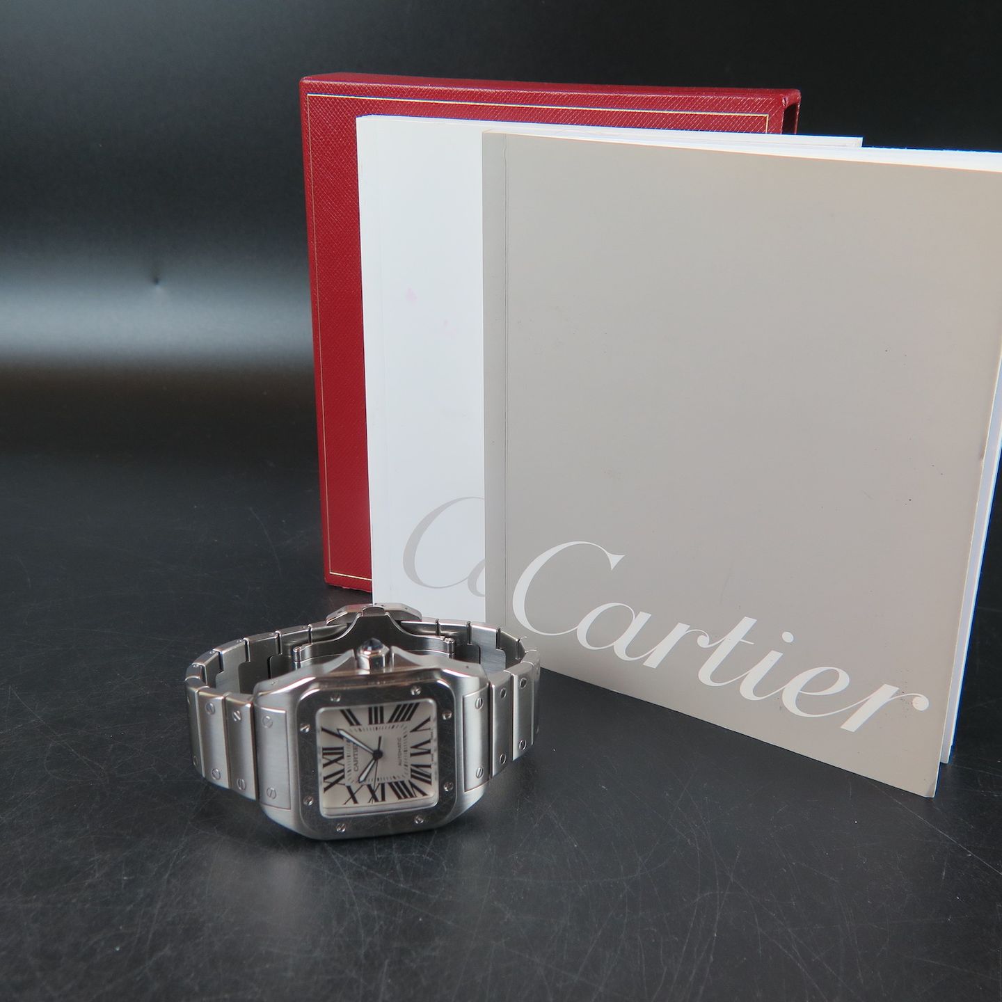Cartier Santos 100 W20076X8 (2009) - 38mm Staal (6/6)