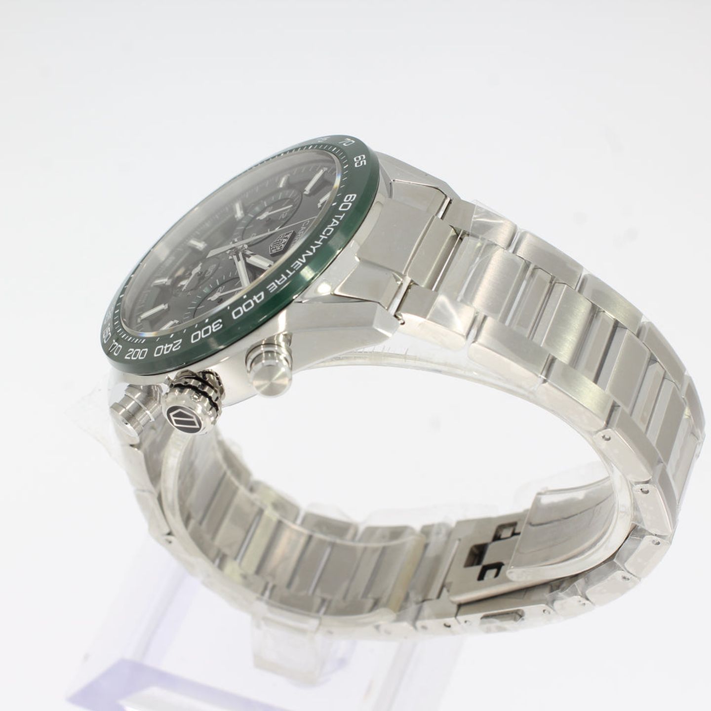 TAG Heuer Carrera CBN2A1N.BA0643 (2024) - Green dial 44 mm Steel case (3/4)