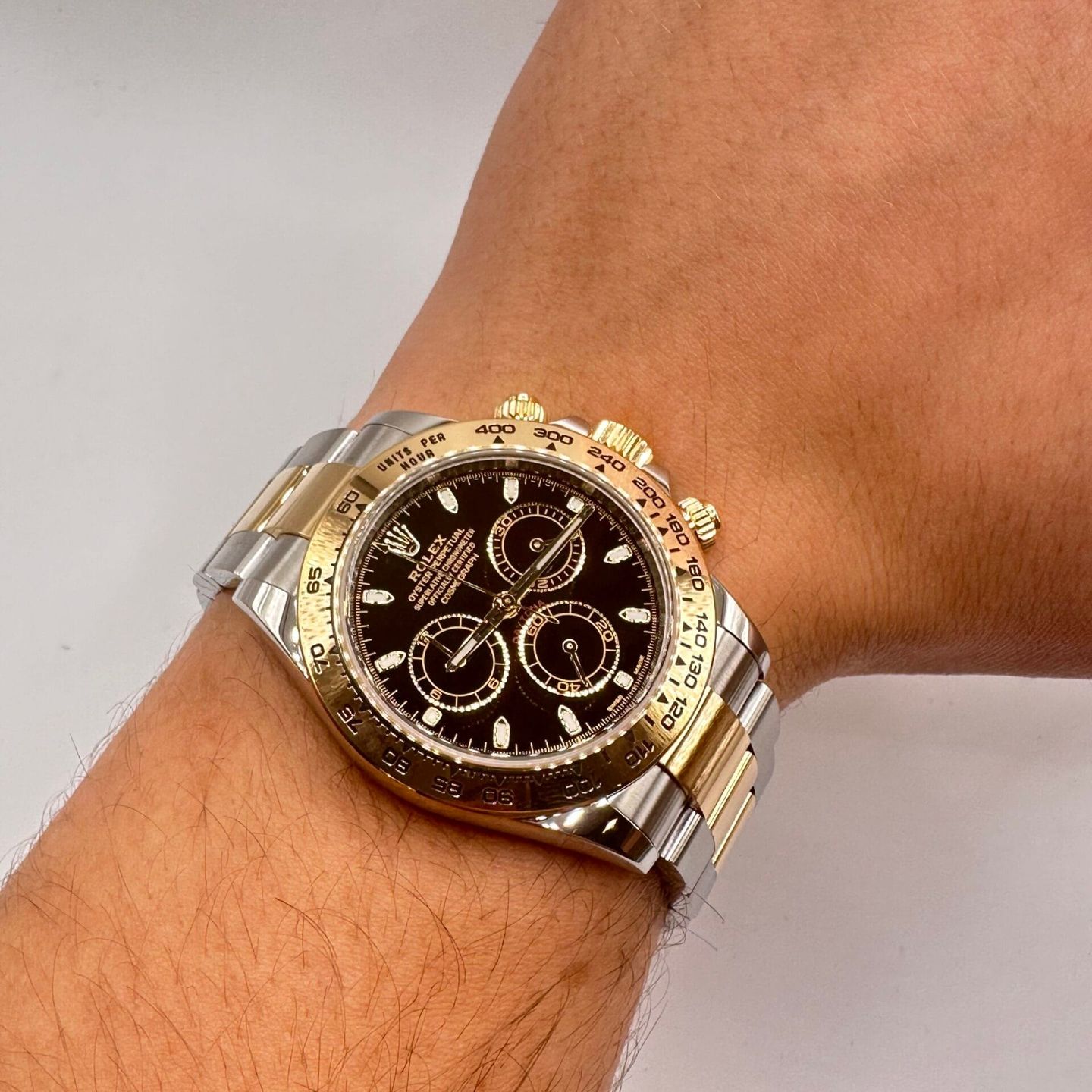 Rolex Daytona 116503 (2019) - Black dial 40 mm Gold/Steel case (4/5)
