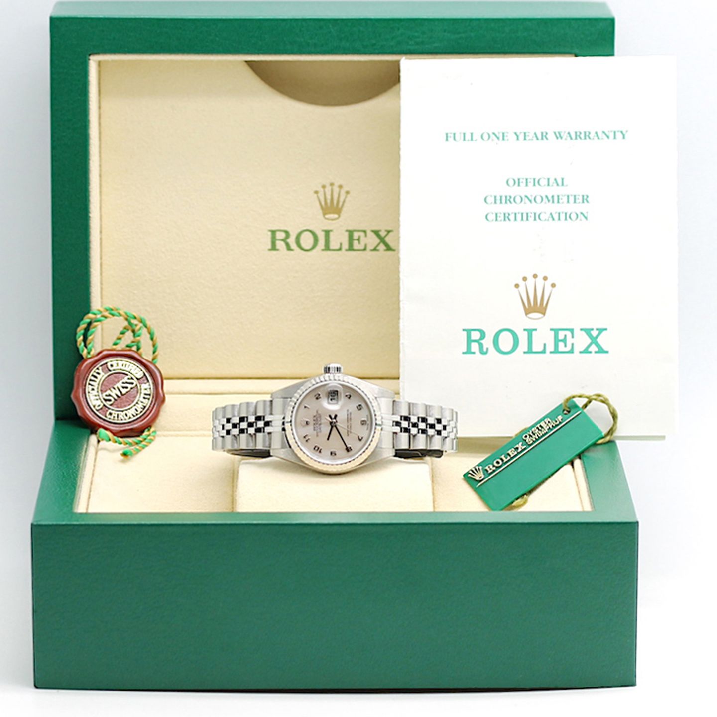 Rolex Lady-Datejust 79174 (2002) - Pearl dial 26 mm Steel case (1/8)