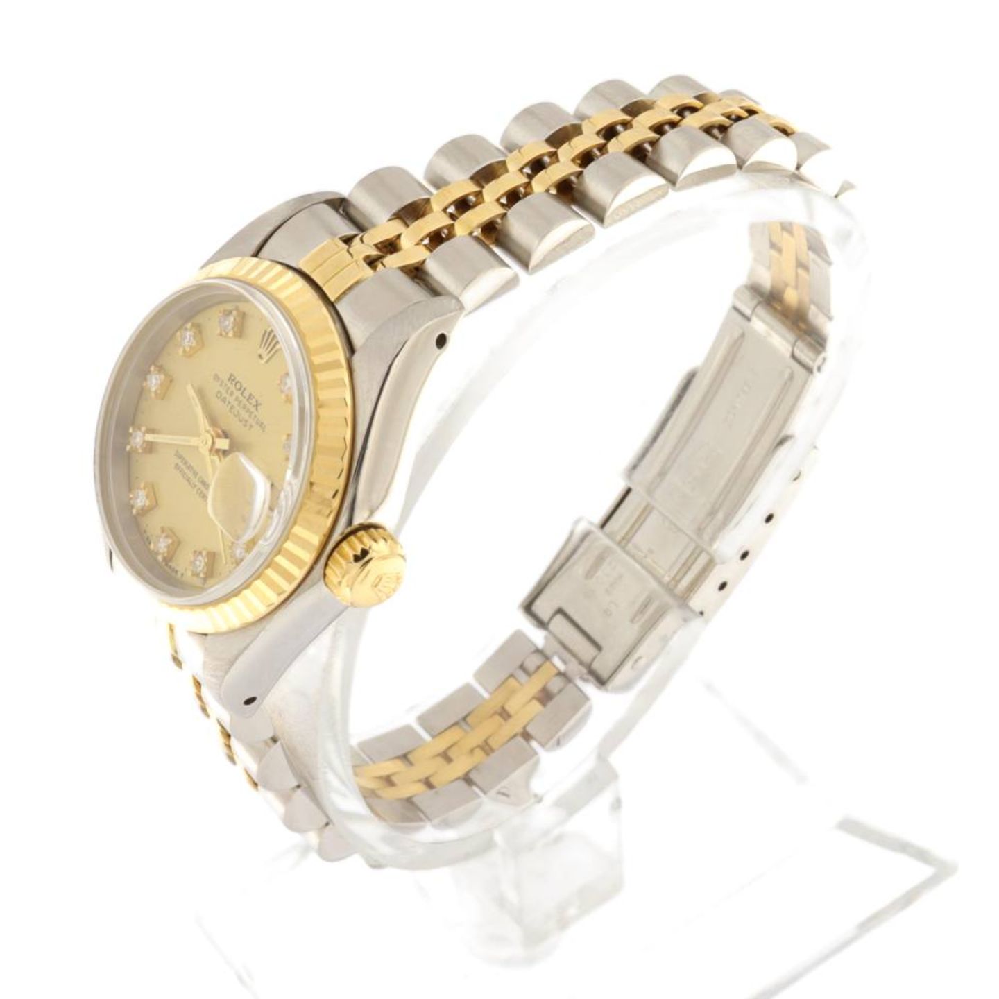 Rolex Lady-Datejust 69173 (1988) - 26mm Goud/Staal (2/6)