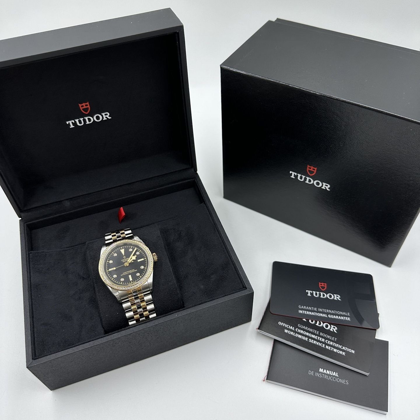 Tudor Black Bay S&G 79673-0005 (2024) - Zwart wijzerplaat 39mm Goud/Staal (2/8)