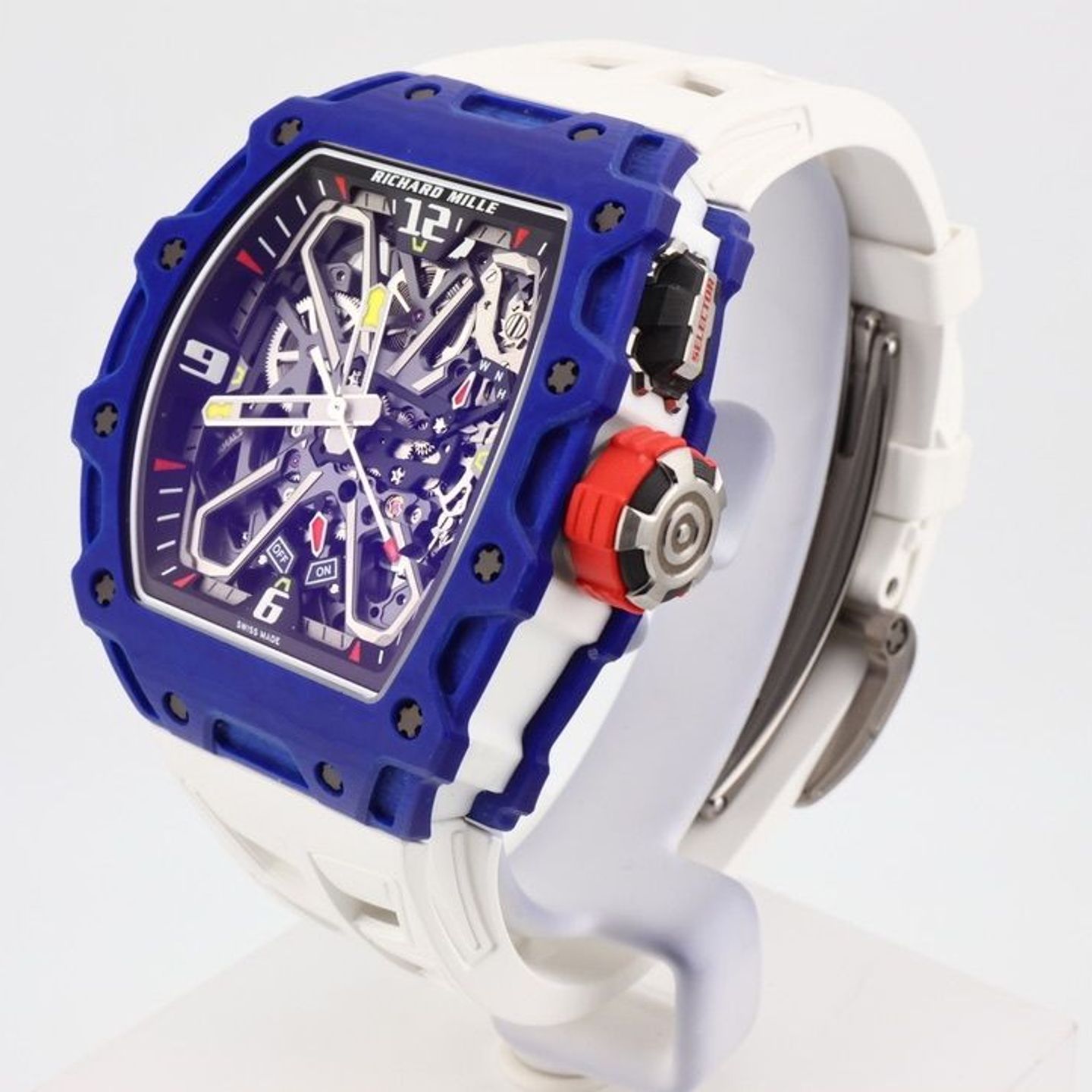 Richard Mille RM 035 RM35-01 (2024) - Transparant wijzerplaat 43mm Carbon (2/8)