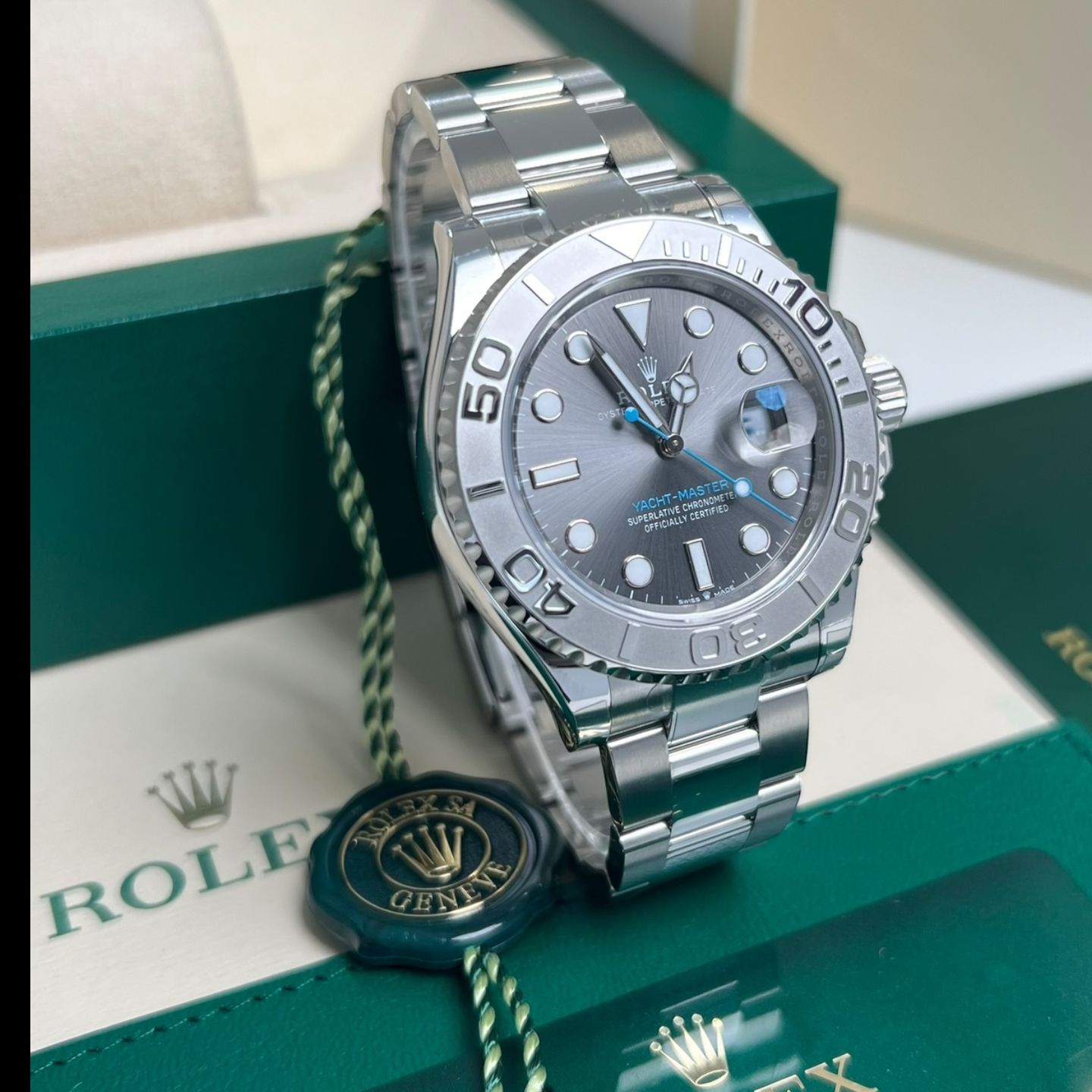 Rolex Yacht-Master 40 126622 (2024) - Grijs wijzerplaat 40mm Staal (3/7)