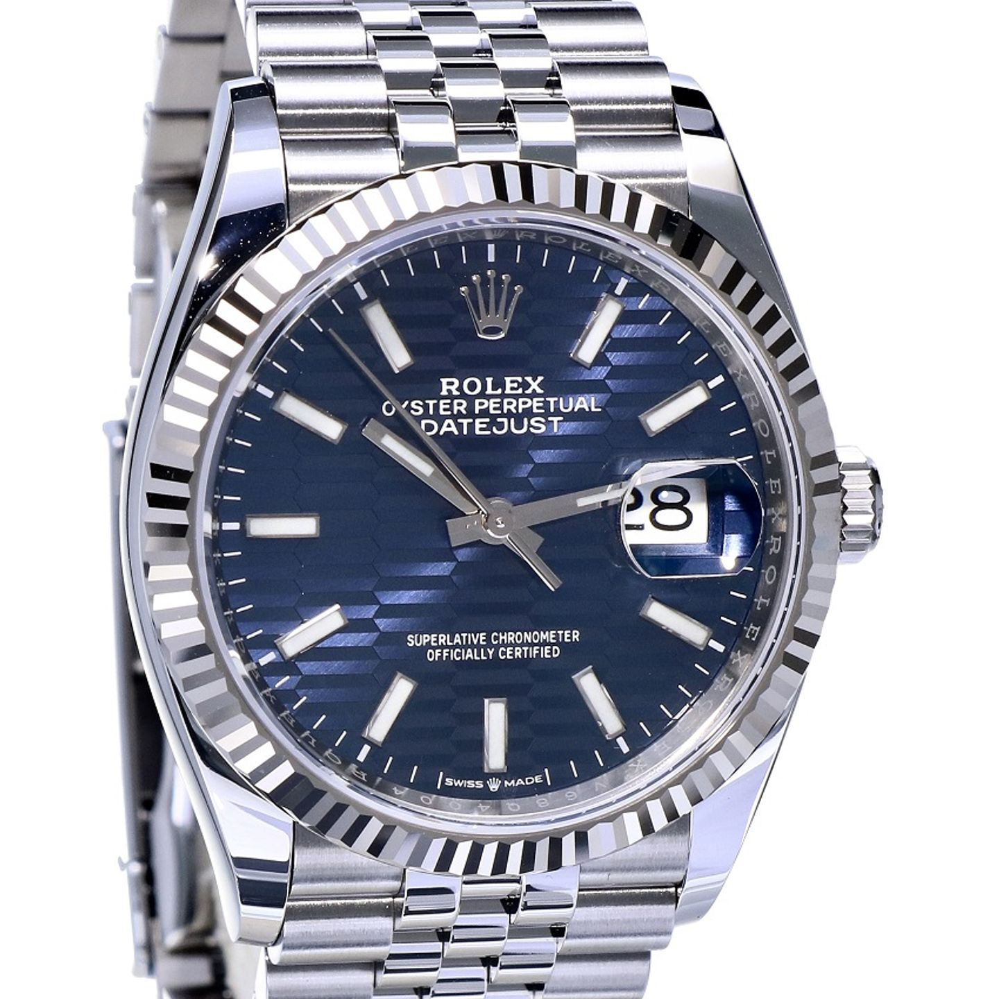 Rolex Datejust 36 126234 (2021) - Blue dial 36 mm Steel case (5/8)