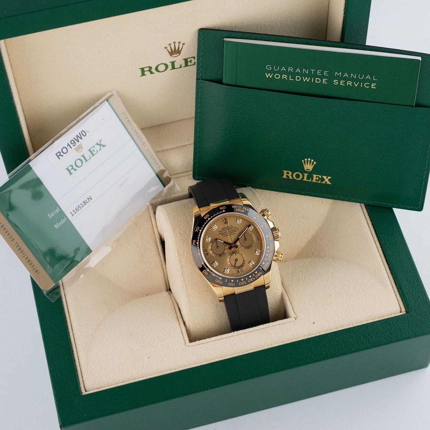 Rolex Daytona 116518LN (2019) - 40mm Geelgoud (7/7)