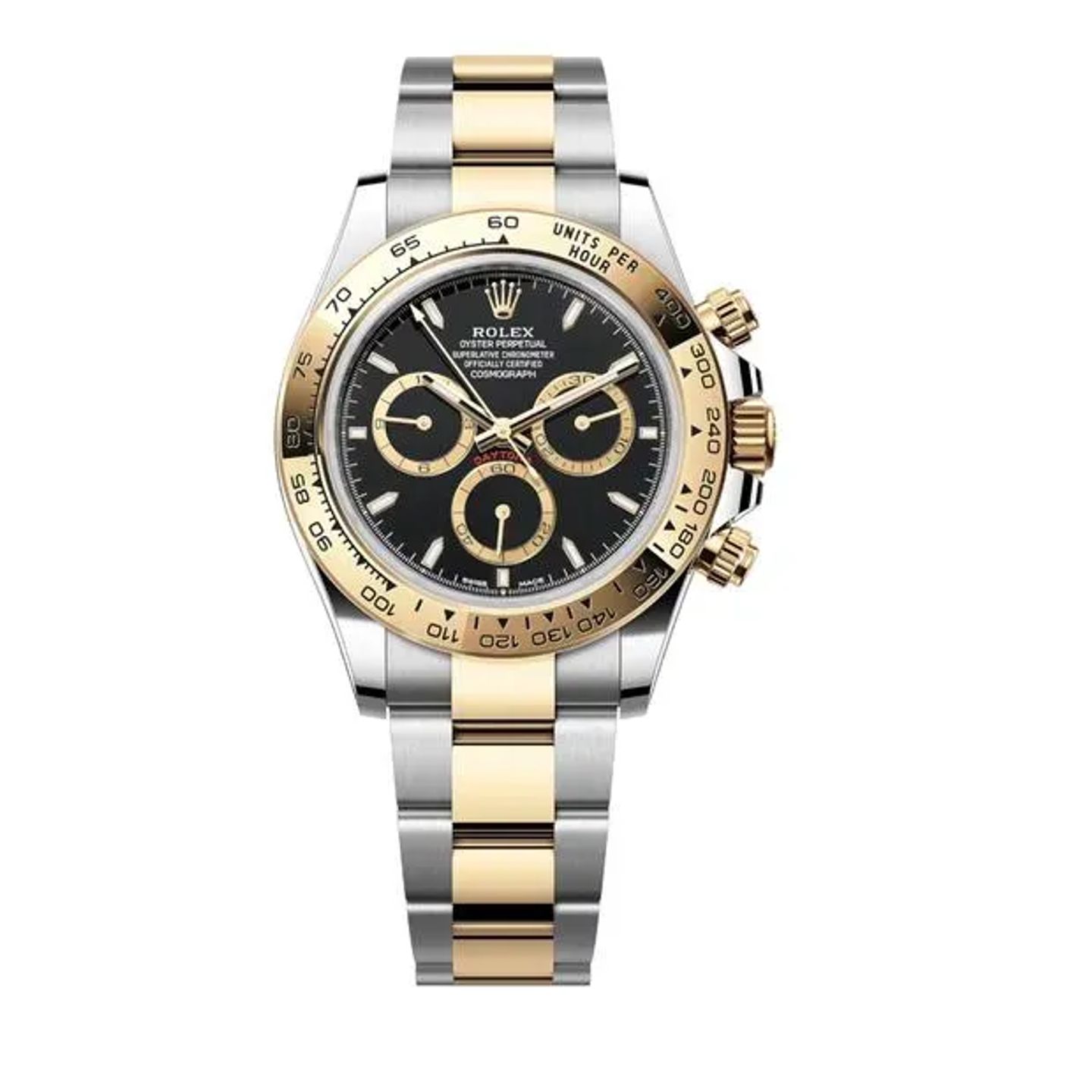 Rolex Daytona 126503 (2024) - Black dial 40 mm Gold/Steel case (5/6)