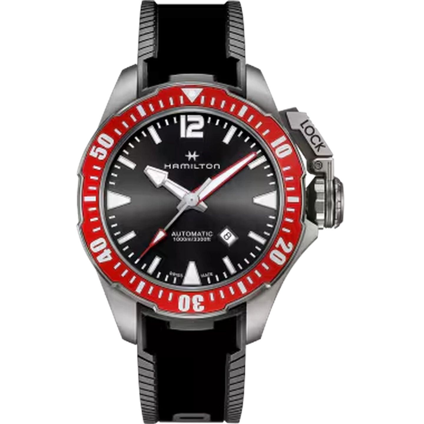 Hamilton Khaki Navy Frogman H77805335 (2025) - Grey dial 46 mm Titanium case (1/1)