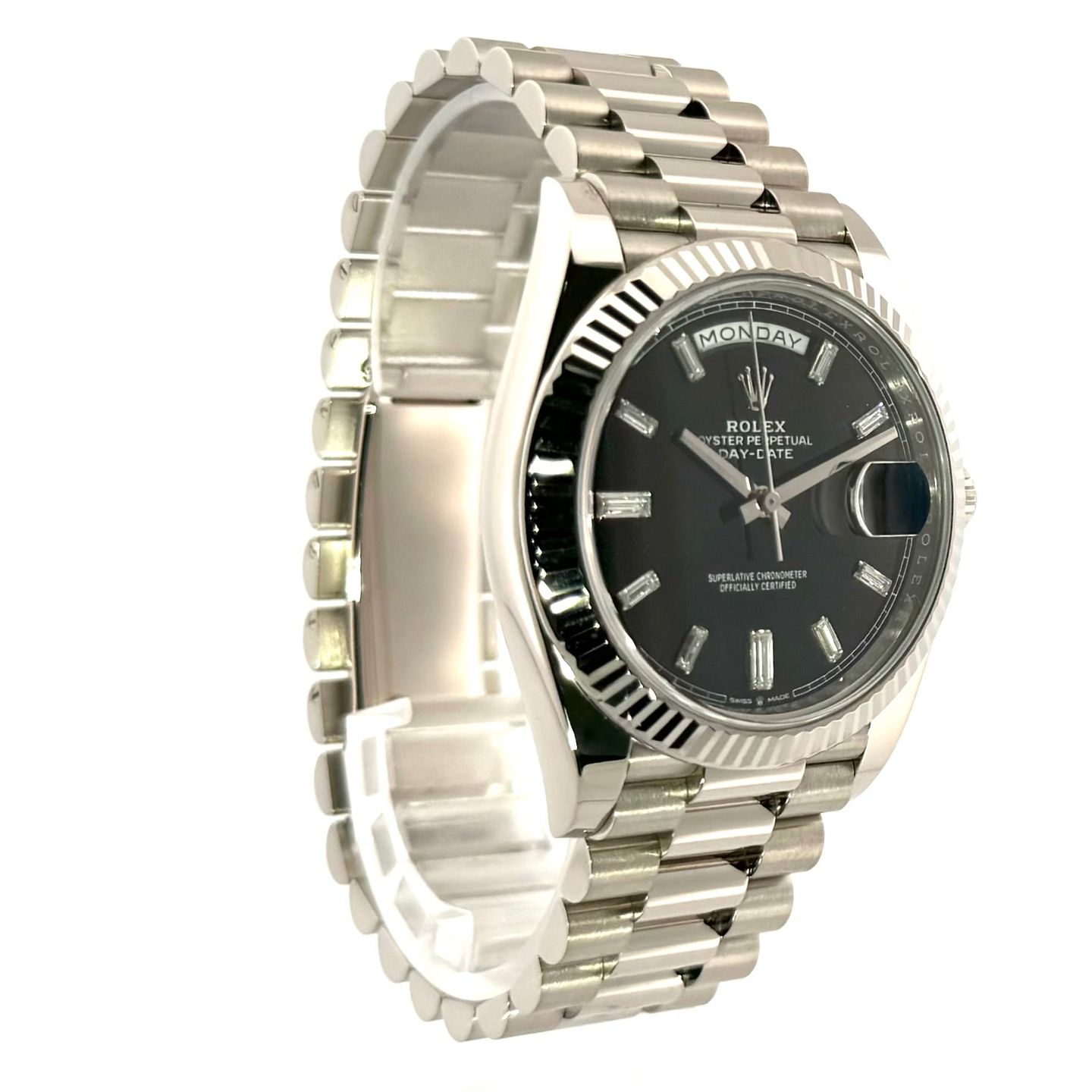 Rolex Day-Date 40 228239 (2021) - Zwart wijzerplaat 40mm Witgoud (3/7)