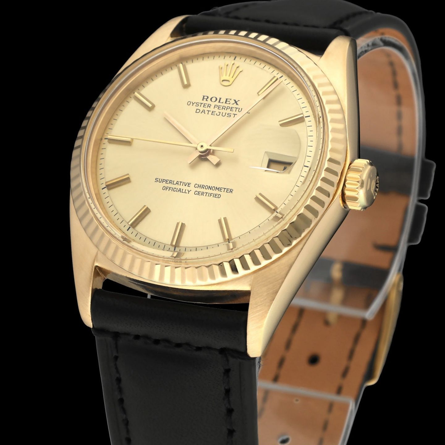 Rolex Datejust 1601 (1969) - Champagne dial 36 mm Steel case (6/8)