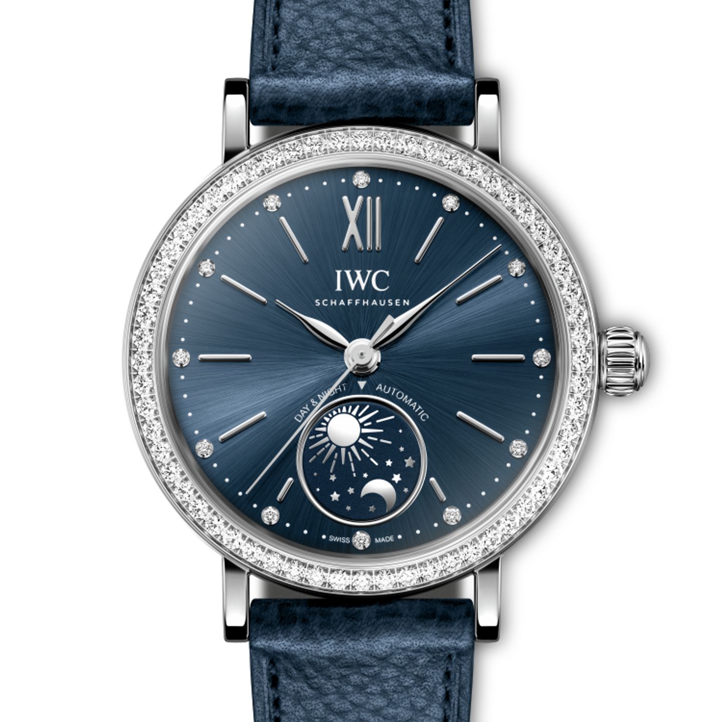 IWC Portofino Automatic IW659801 (2024) - Blauw wijzerplaat 34mm Staal (1/1)