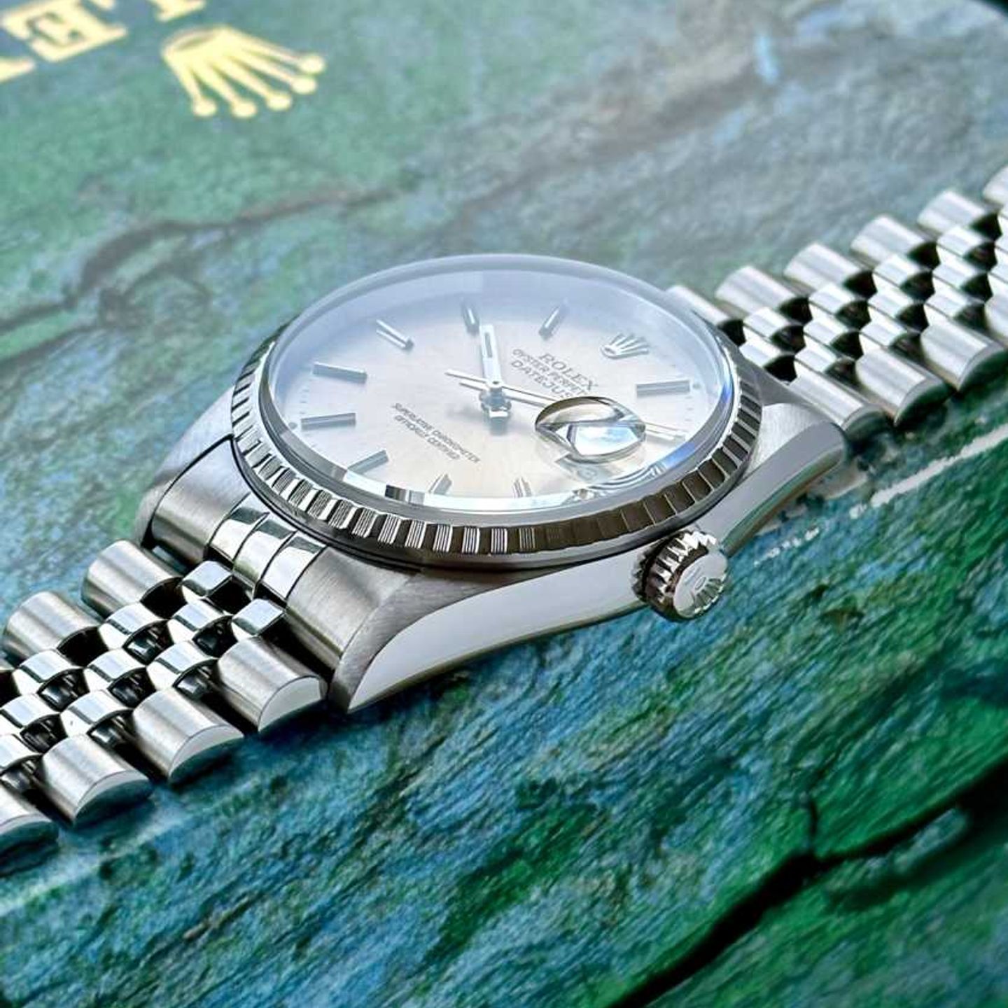 Rolex Datejust 36 16220 (1999) - Silver dial 36 mm Steel case (7/8)