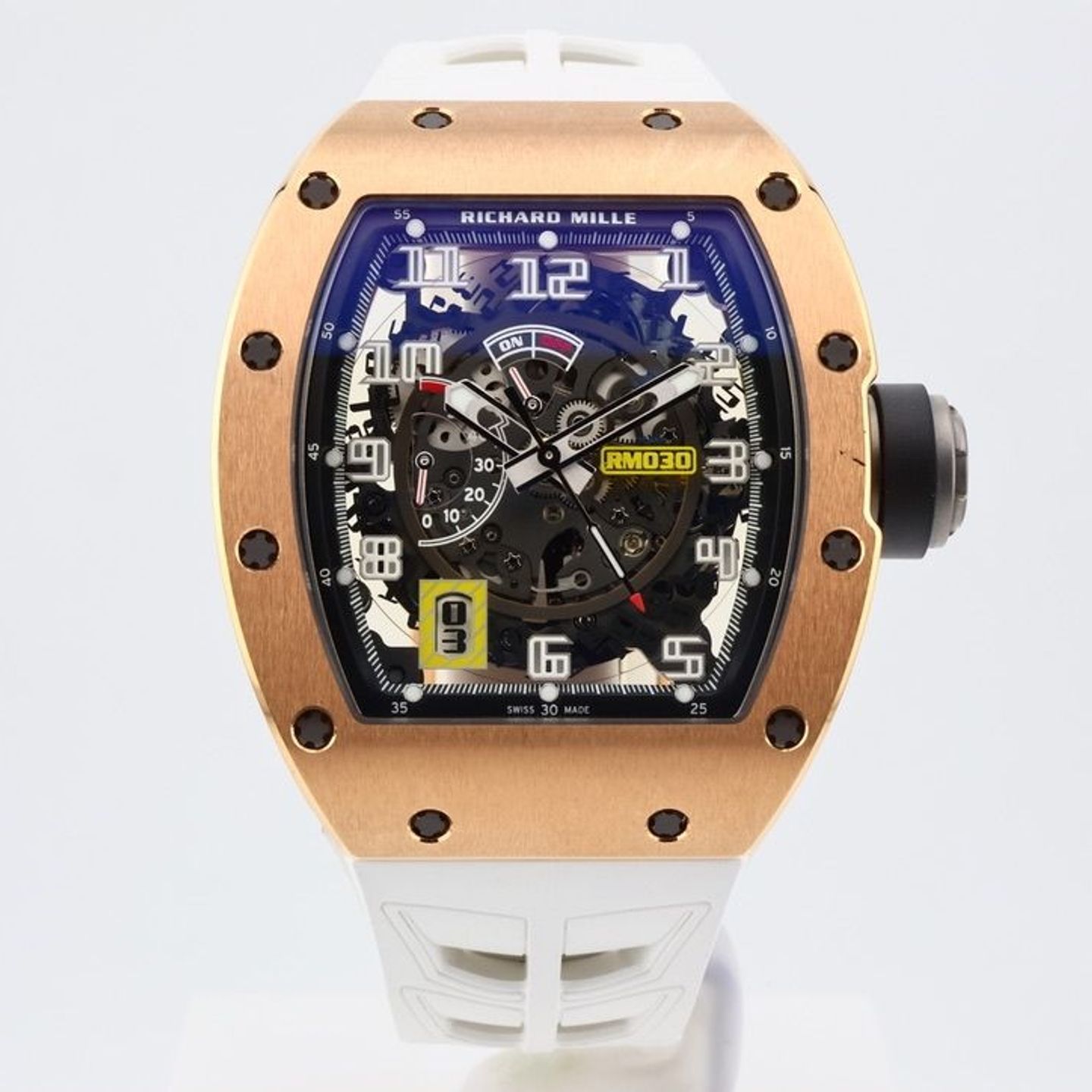 Richard Mille RM 030 RM030 (2020) - Transparant wijzerplaat 43mm Roségoud (1/2)